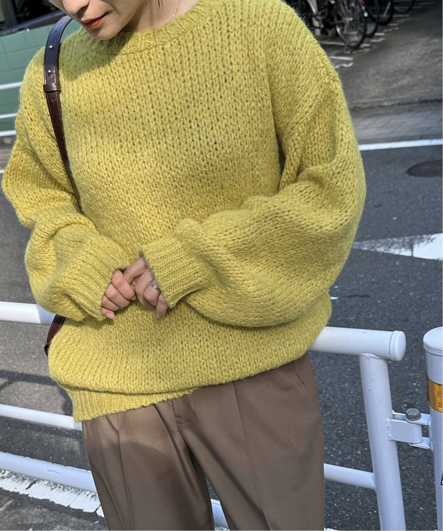 TRICOTS JEAN MARC/トリコット ジーン マルク】クルーネックニット 