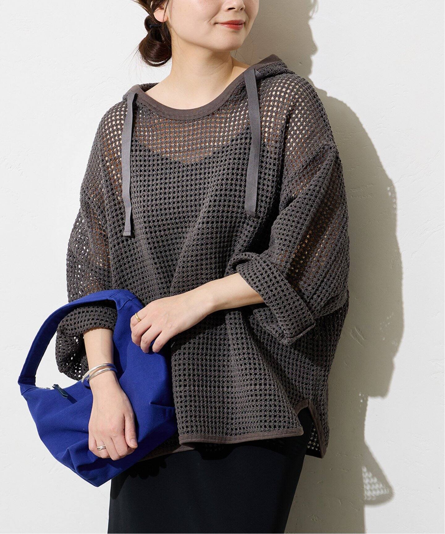 ARMY TWILL/アーミーツイル】Cotton Mesh HOODIE：メッシュフーディ 
