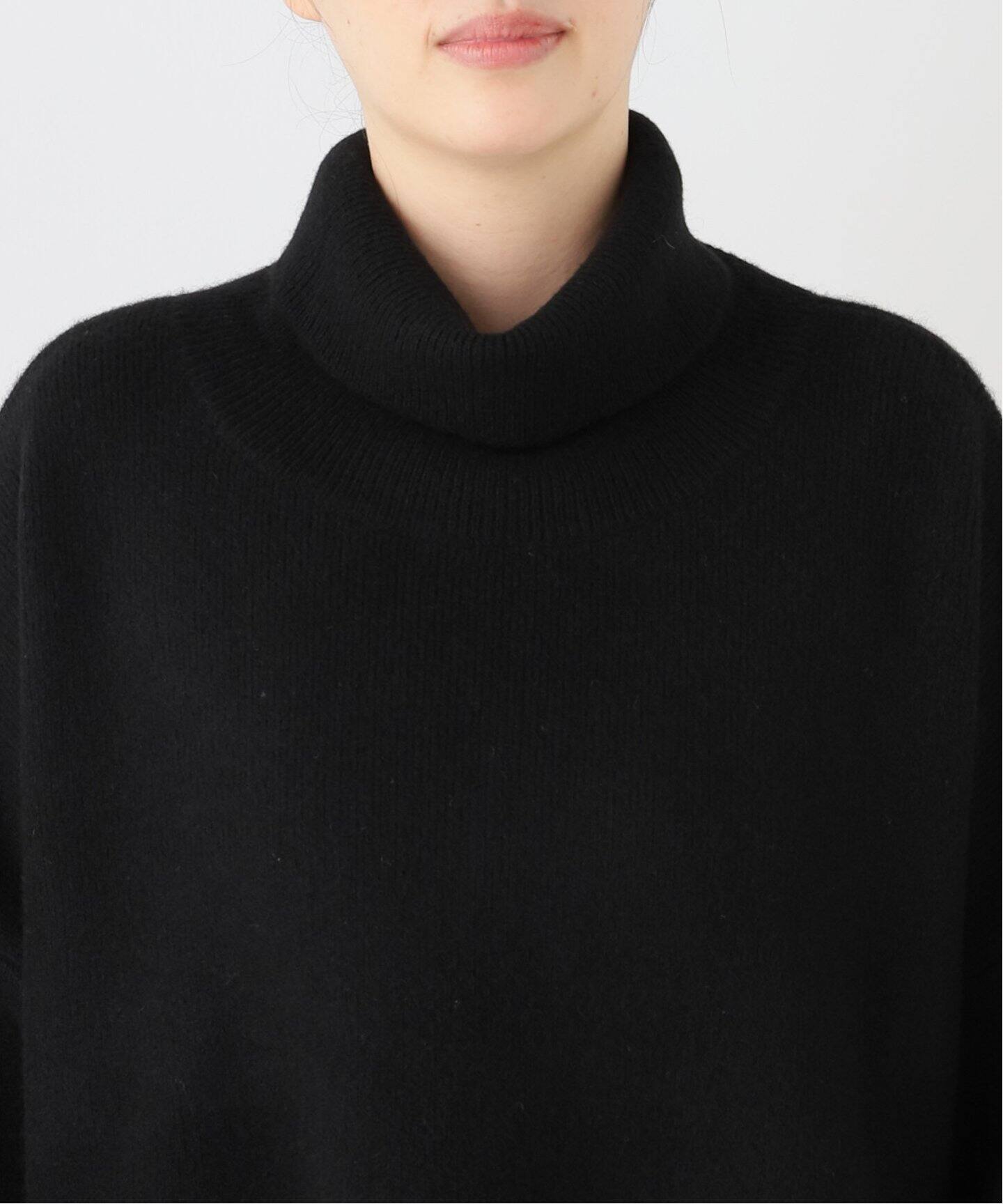 SEEALL/シーオール】EXTRA OVER HIGH-NECK SWEATER（ニット／セーター  