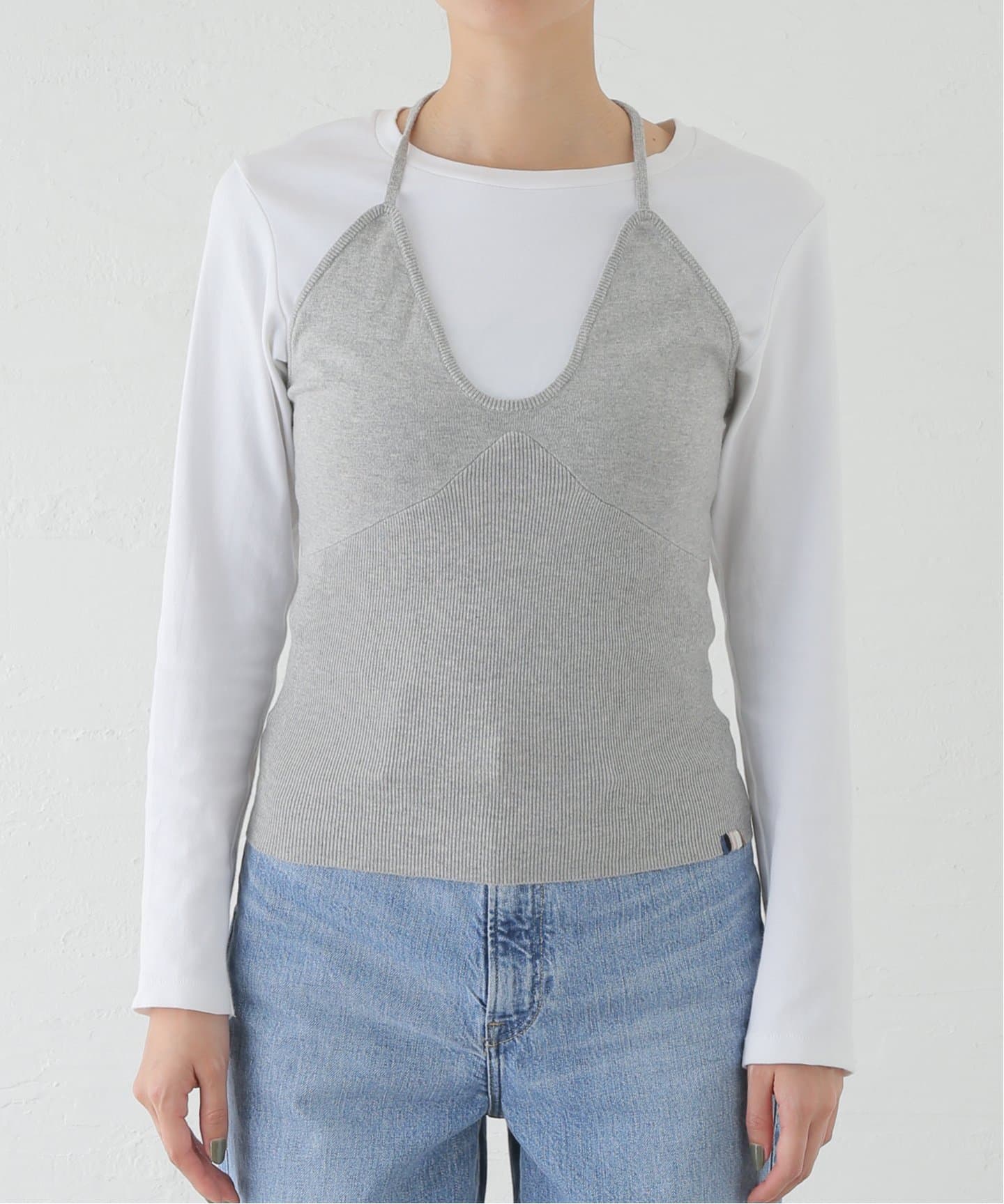 【新品】extreme cashmere n°349 plaza グレー Extreme Cashmere/エクストリーム カシミヤ】plaza N349（その他