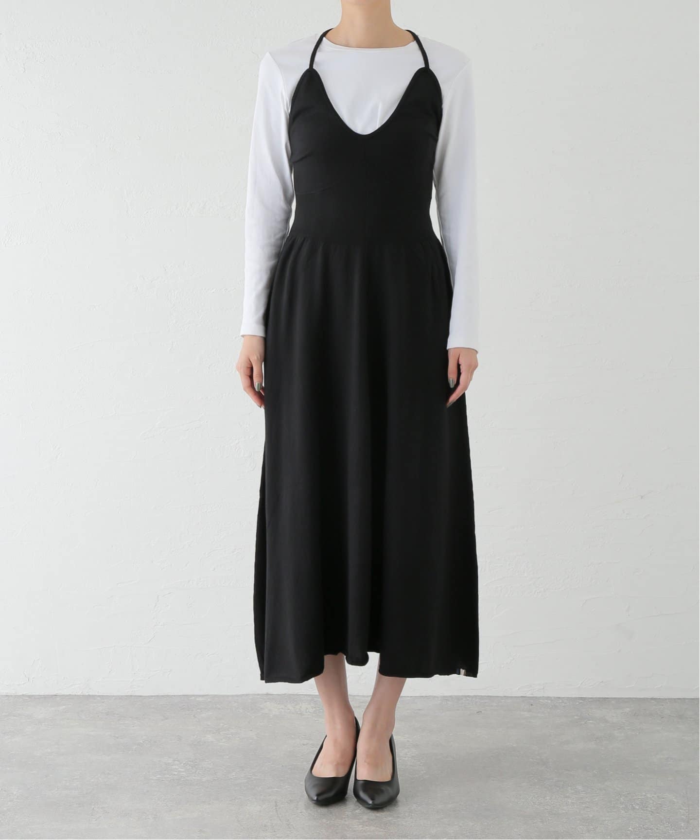 extreme cashmere×Ronhermanワンピース extreme cashmere(エクストリームカシミヤ)】 KRIS （ミニ丈