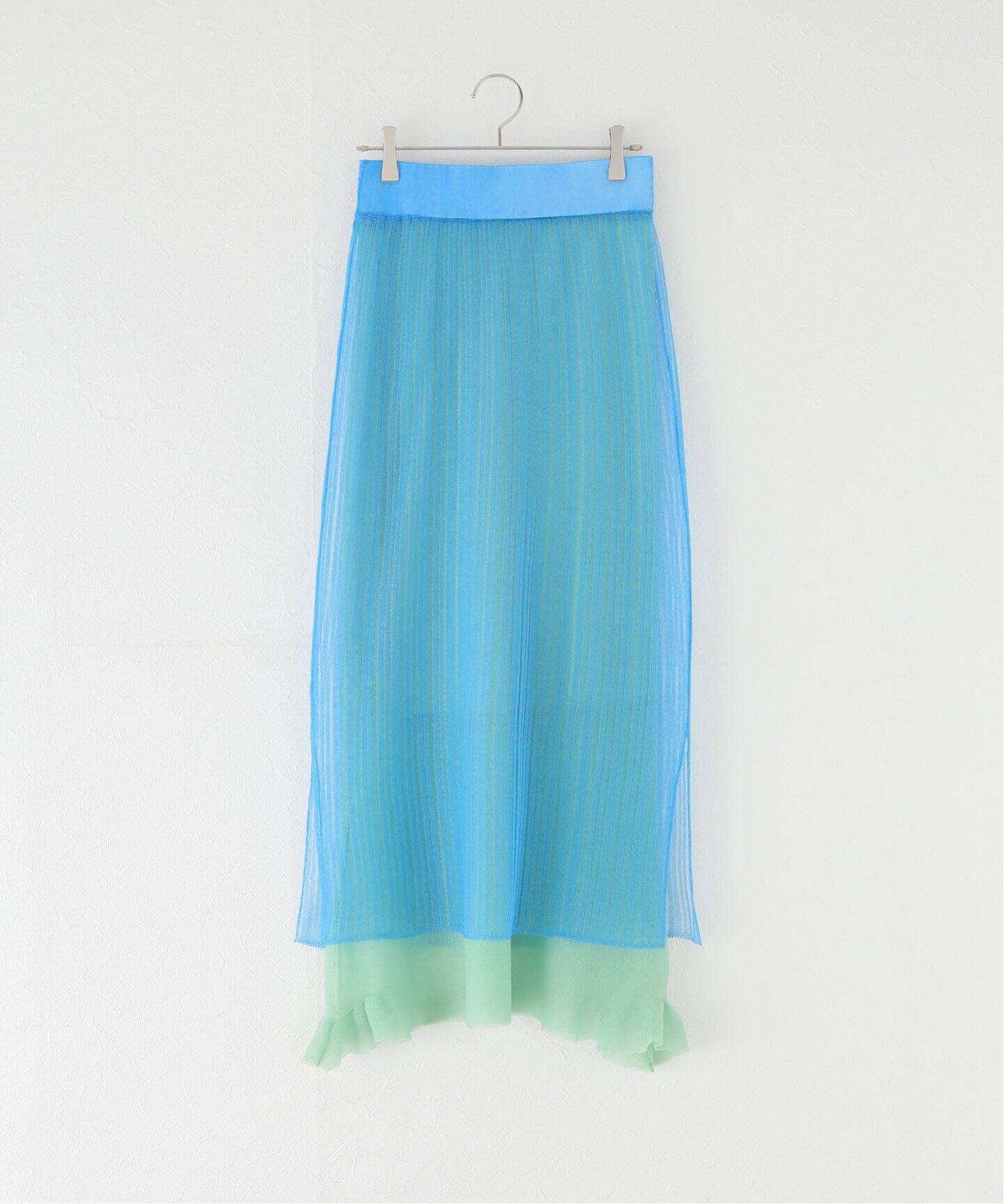 OPEN SESAME CLUB/オープンセサミクラブ】haze rib skirt：スカート 