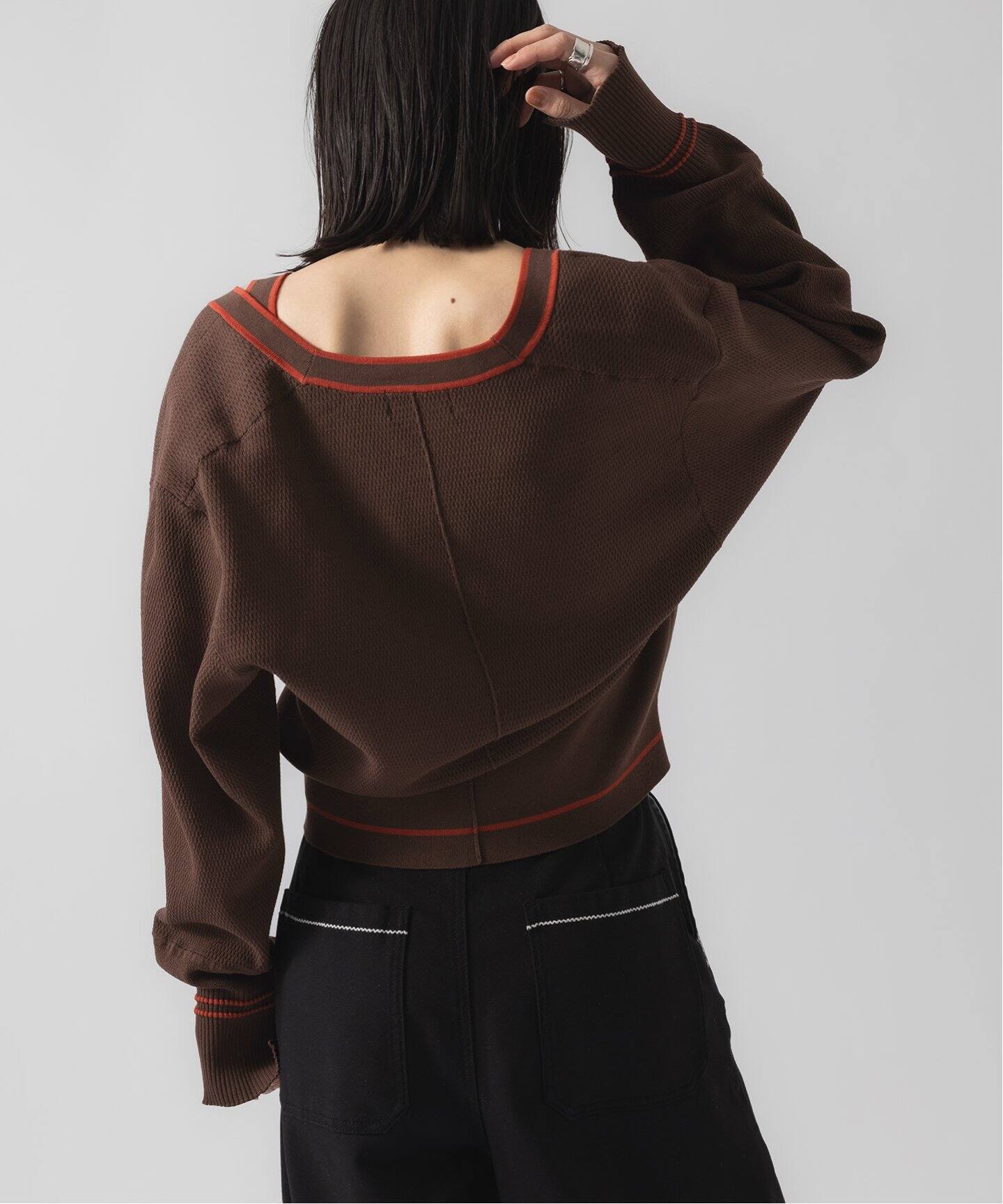KIARIS vintage＆closet×JS】 ハニカムニットカーディガン 