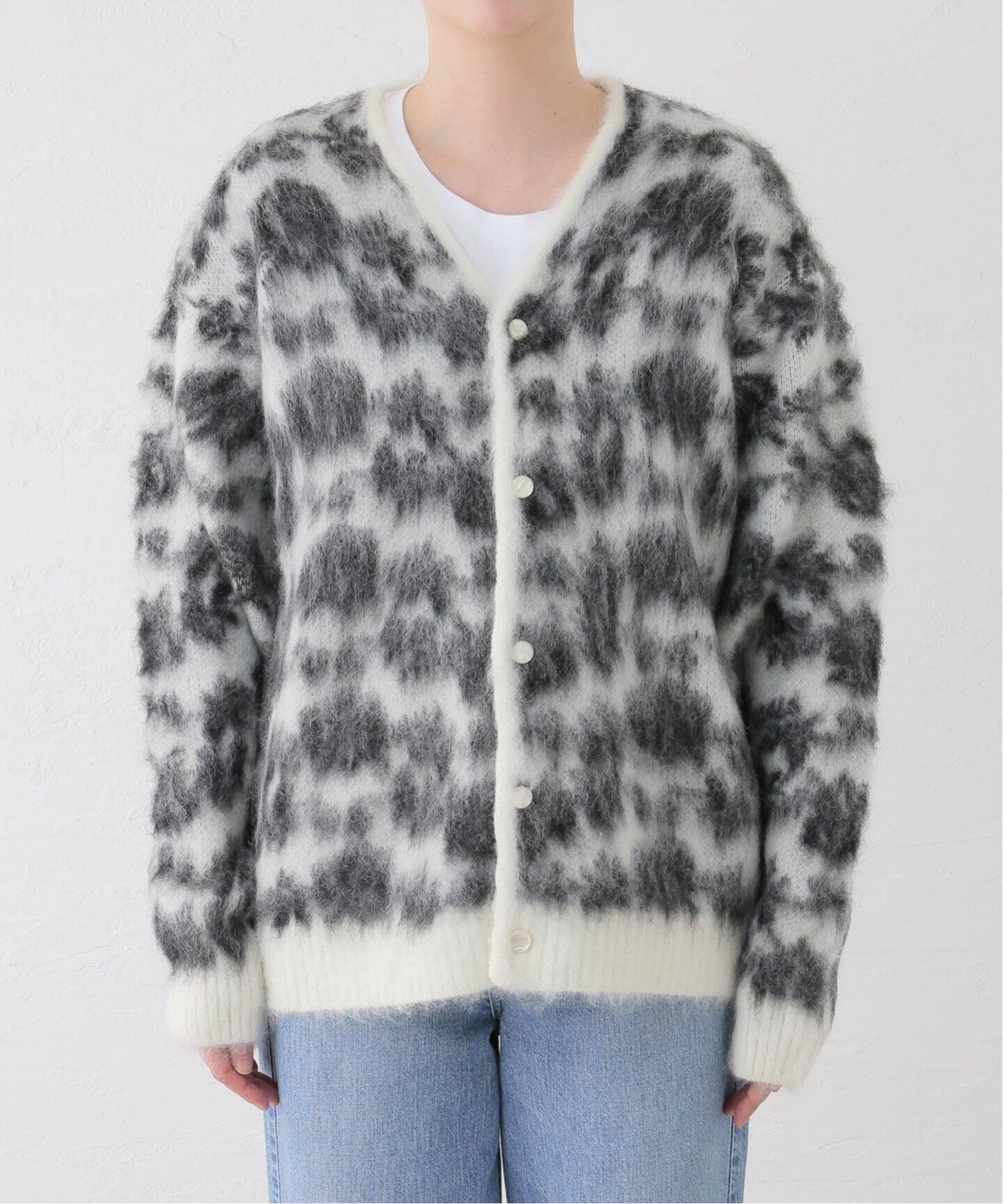 NEEDLES/ニードルズ】 Mohair mix cardigan rose PU312（カーディガン 