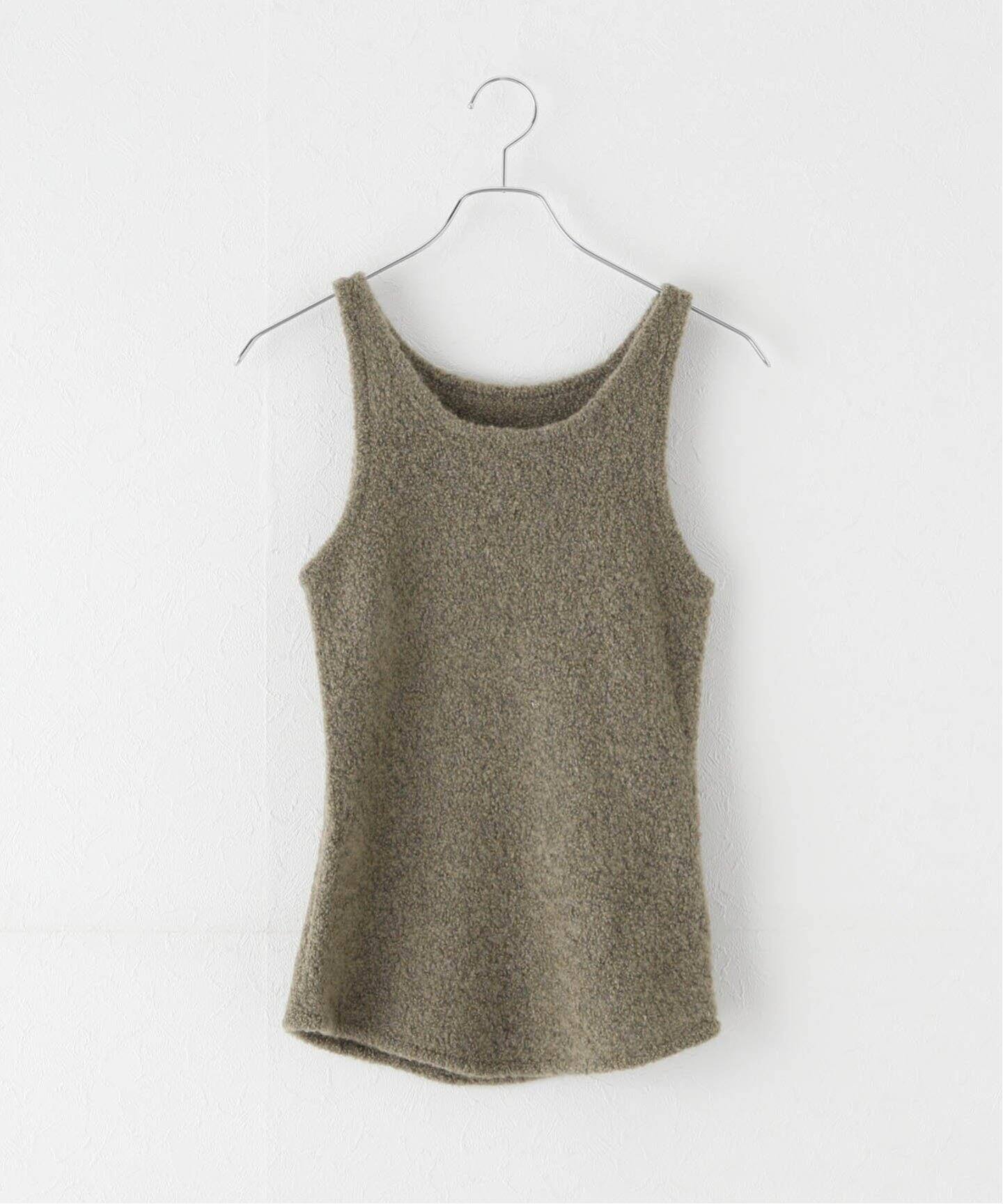 LOW CLASSIC/ロウ・クラシック】FLUFFY SLEEVELESS KNIT TOP LOW23FM 
