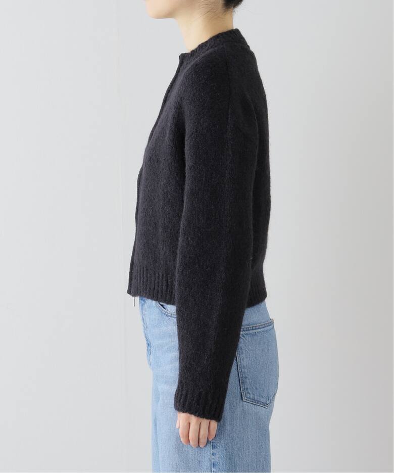 【LOW CLASSIC/ロウ・クラシック】 ALPACA ZIP UP CARDIGAN LC244KN01（ニット／セーター