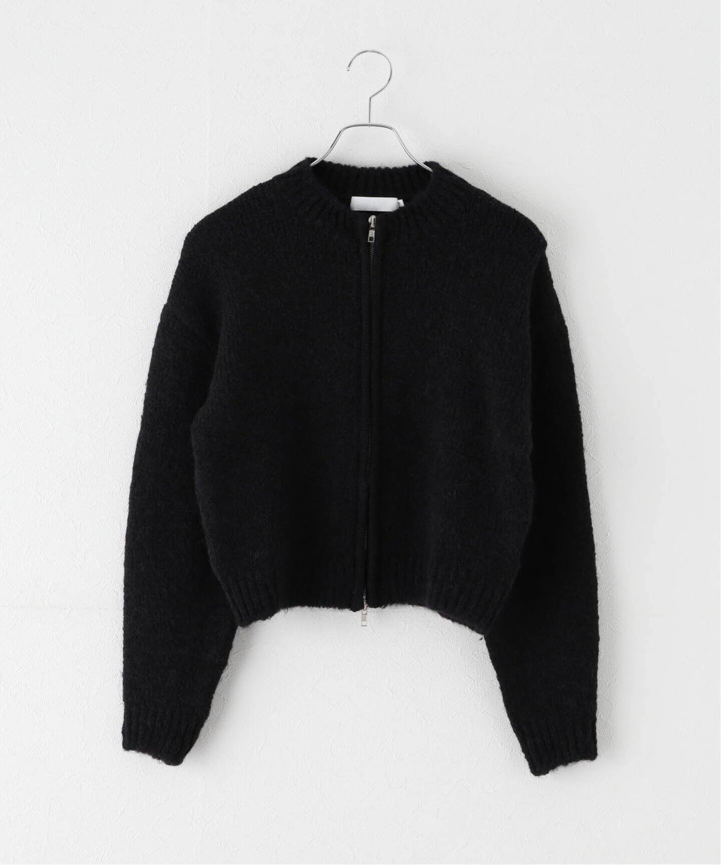 LOW CLASSIC/ロウ・クラシック】 ALPACA ZIP UP CARDIGAN LC244KN01 