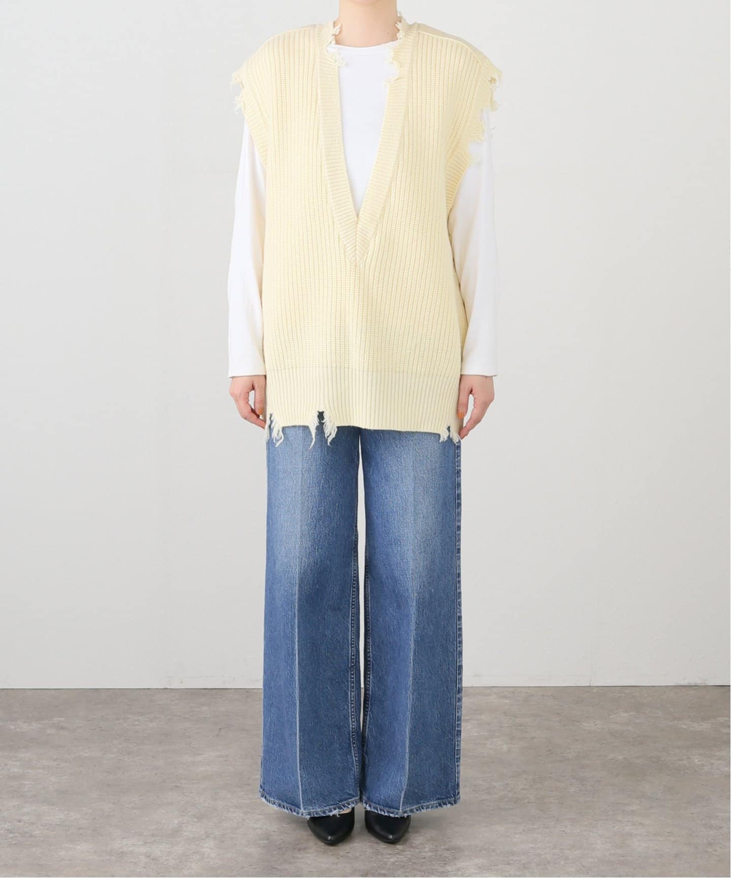 RHODOLIRION /ロドリリオン】Command Knit Vest PS1064（ニット