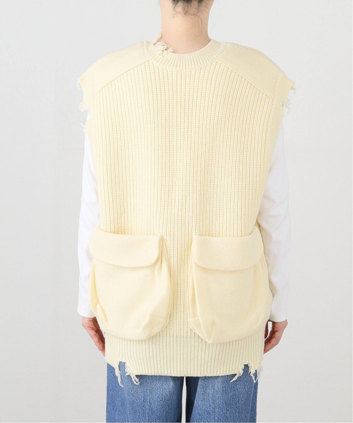 RHODOLIRION /ロドリリオン】Command Knit Vest PS1064（ニット  