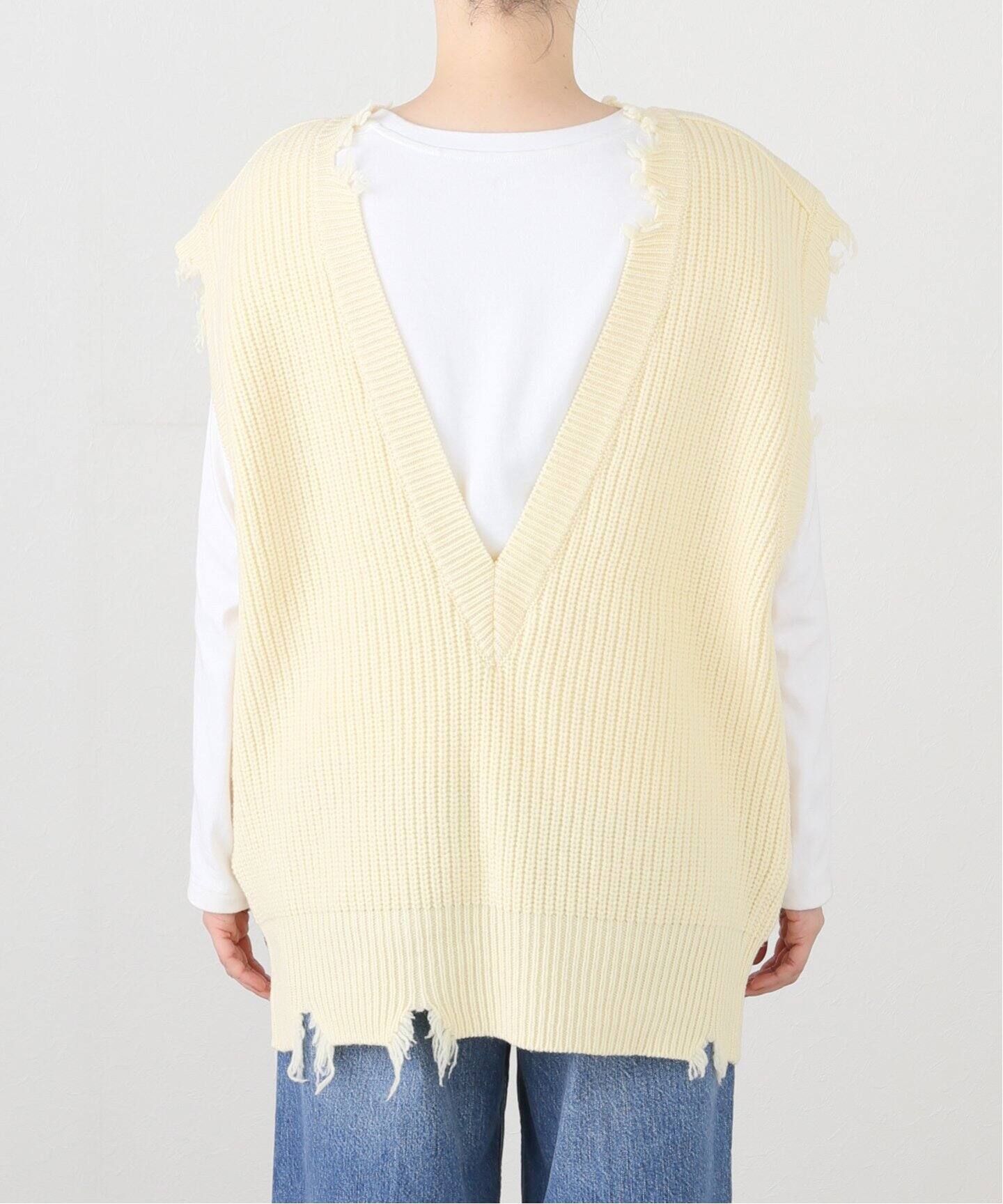 RHODOLIRION /ロドリリオン】Command Knit Vest PS1064（ニット