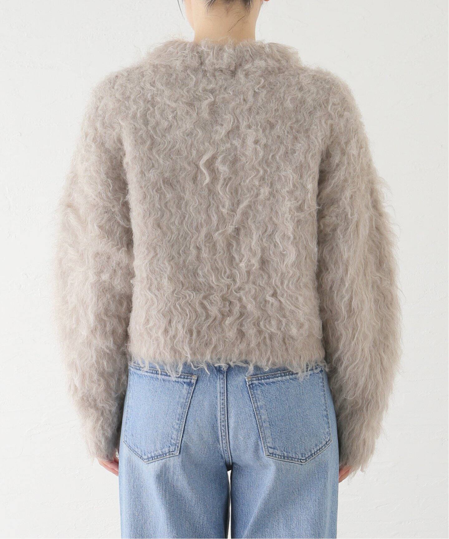 CLANE/クラネ】SHAGGY SHORT KNIT CARDIGAN 17106-2102（カーディガン  