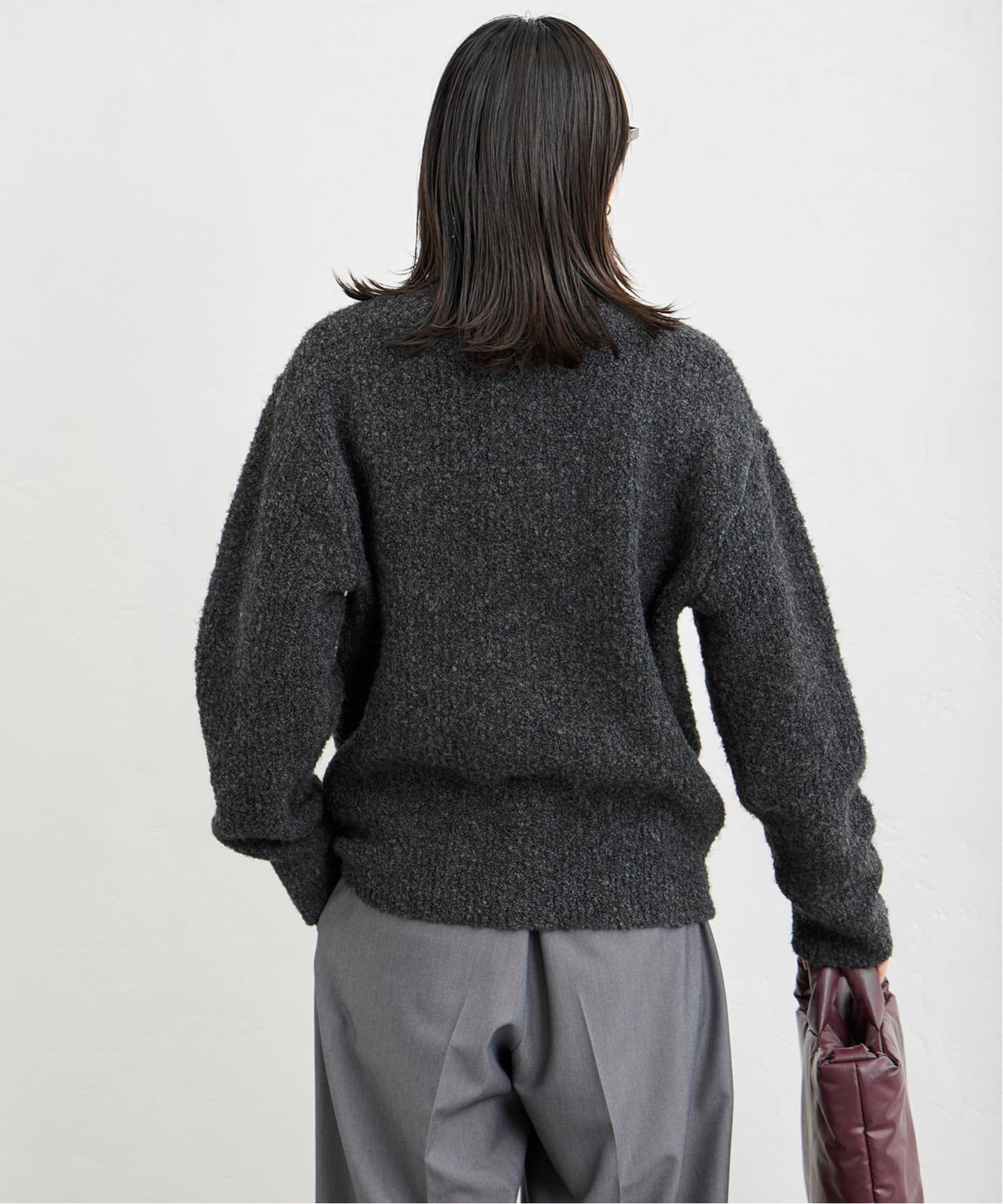 WACC ワック ニット TONY WACK/トニー ワック】WOOL BLEND BOUCKE ZIP BD24KN12（ニット
