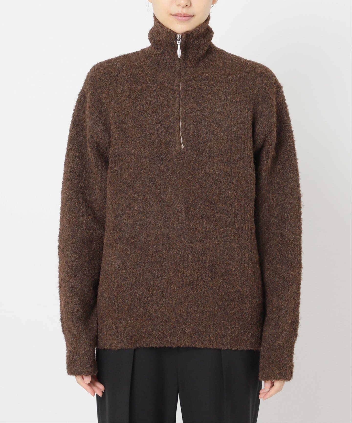 TONY WACK/トニー ワック】WOOL BLEND BOUCKE ZIP BD24KN12（ニット