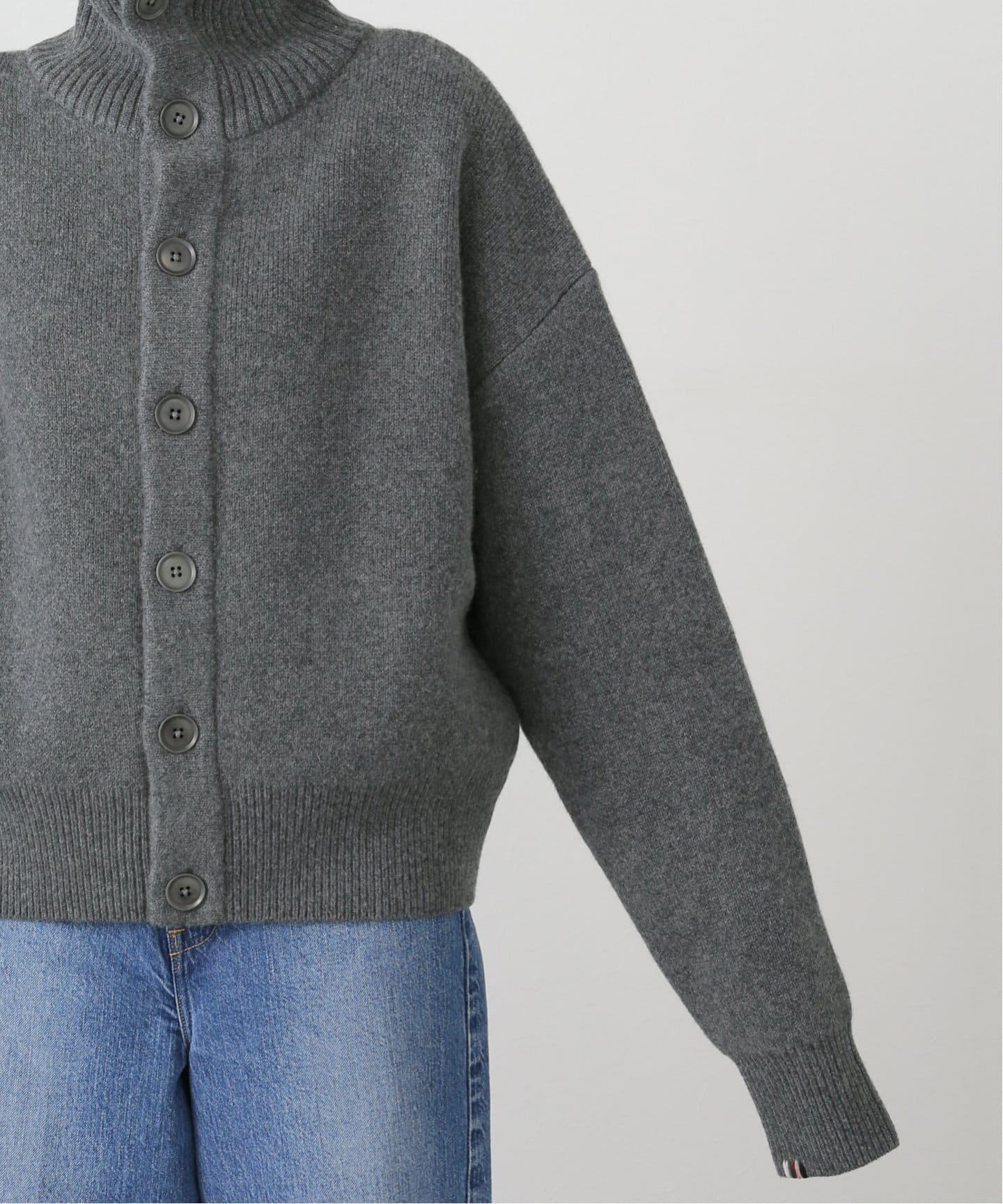 26日迄の出品‼️extreme cashmere エクストリーム　ニット　グレー EXTREME CASHMERE/エクストリームカシミヤ】 clement：ニット