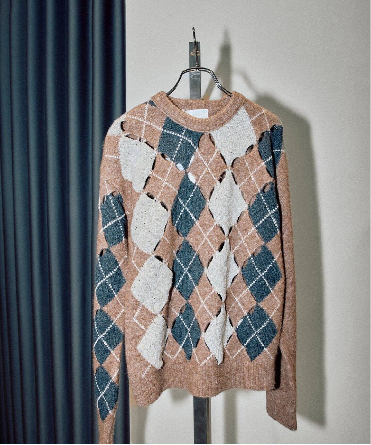 ルックブック記載モデル ファクトタム スター&ドット ニット  