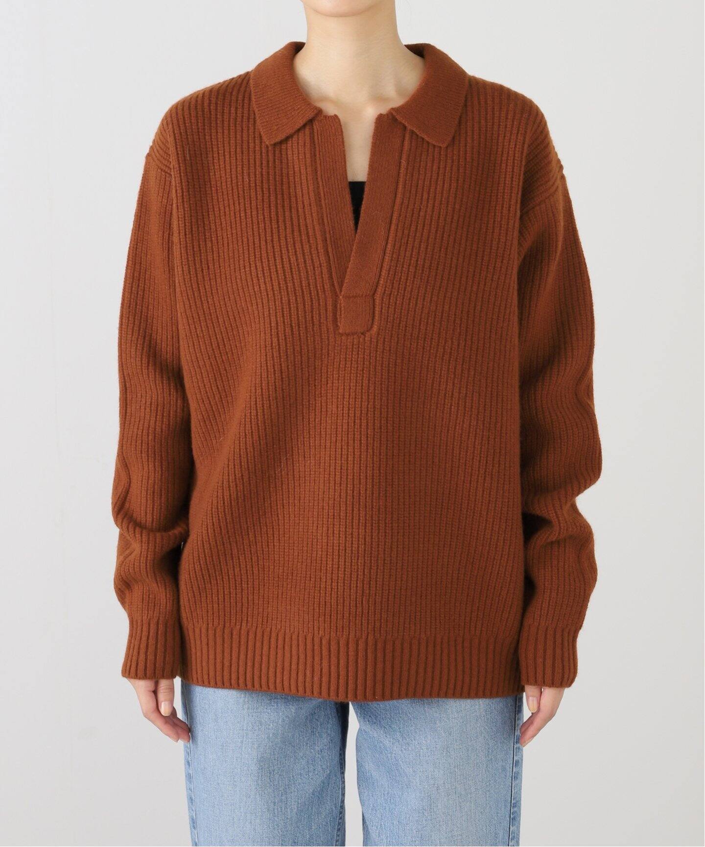 walenode / ウェルノード 】18.5MICRON WOOL SKIPPER KNIT WE（ニット 