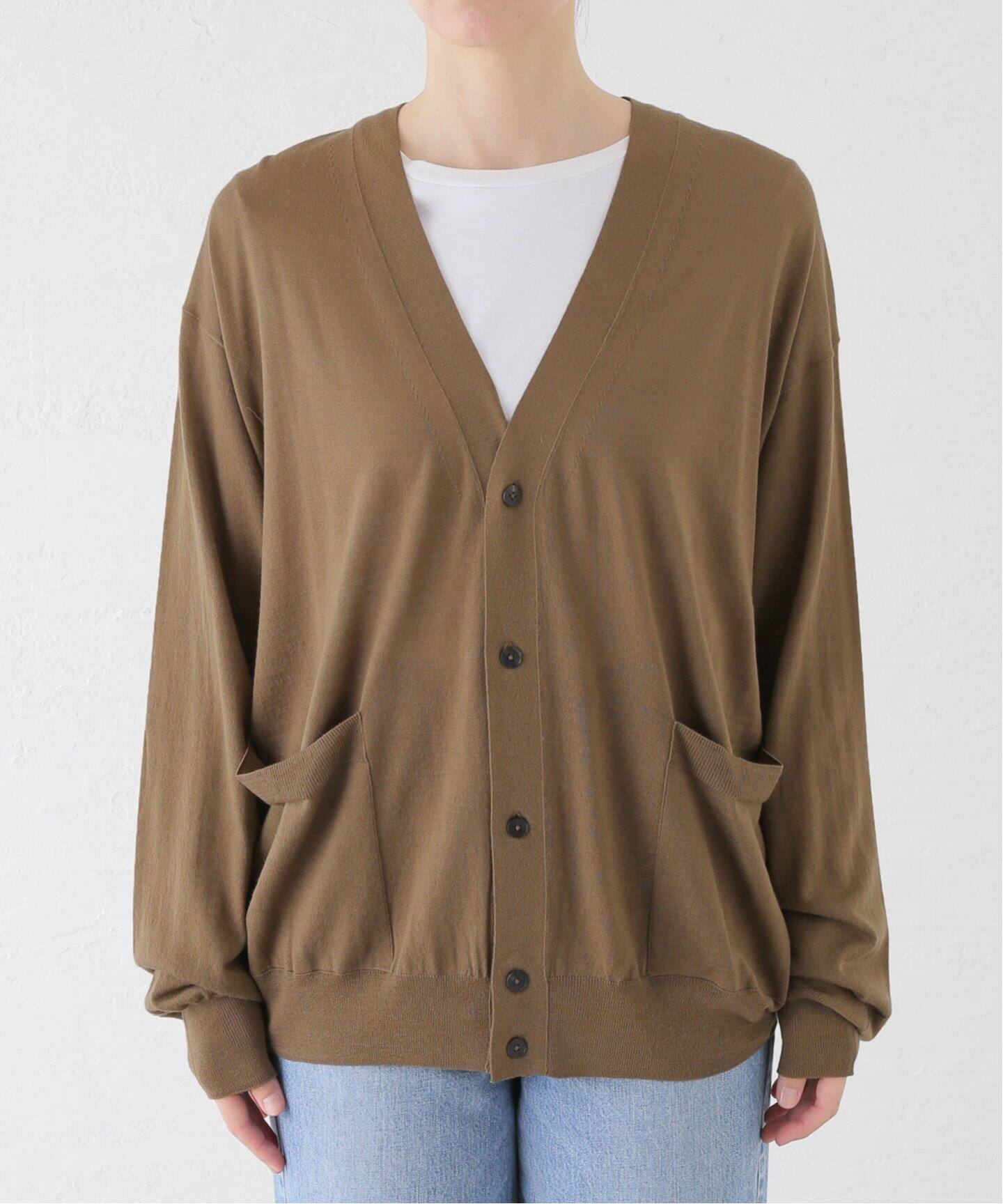 YLEVE/イレーヴ】SUPER FINE 120S BELLA YARN KN CD:カーディガン  