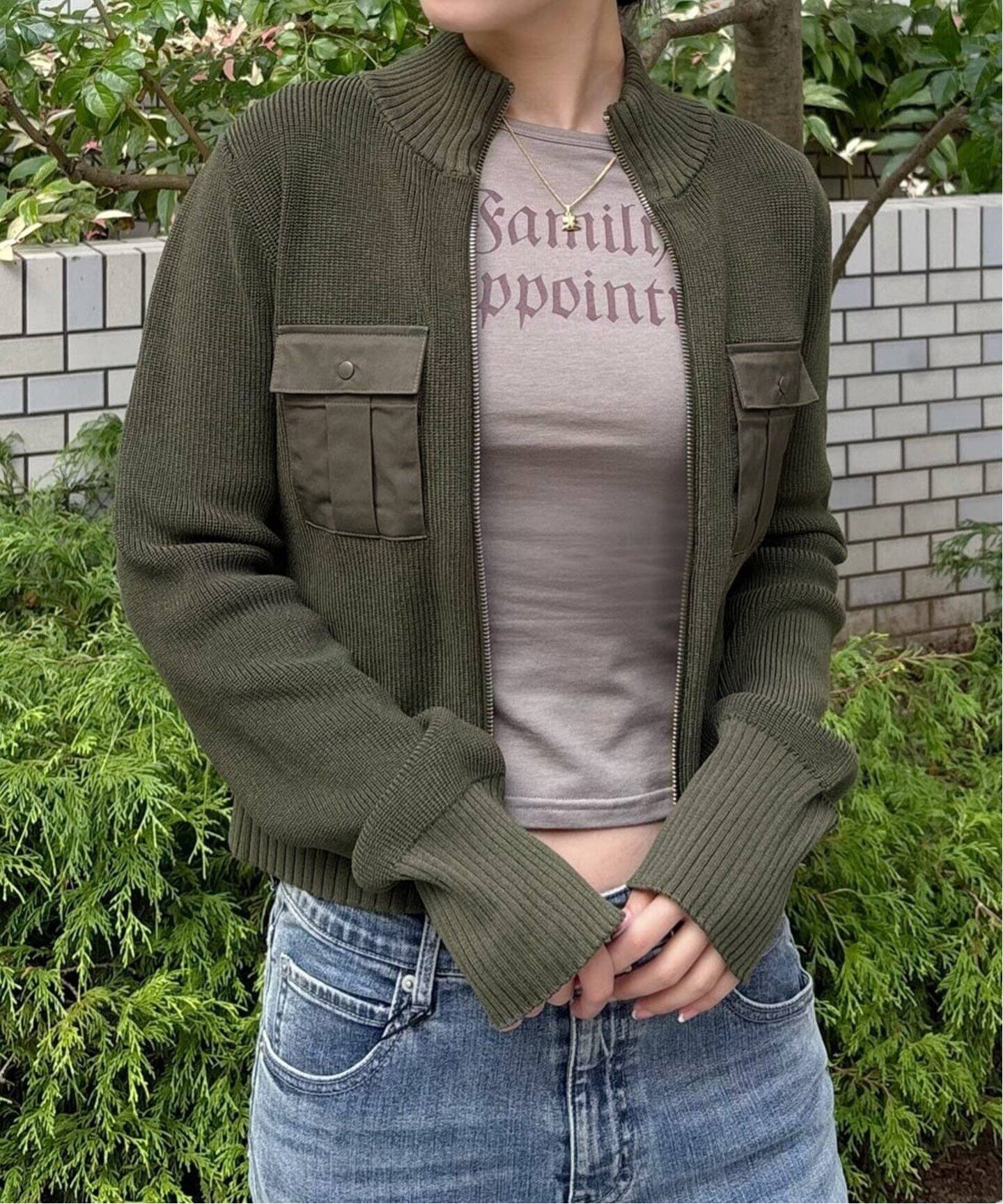 お値下げ☆アパルトモン☆Wool Zip Legins☆新品（L 