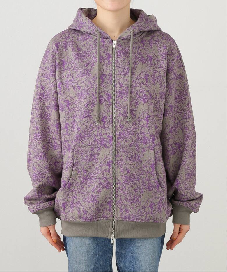 RASSVET/ラスベート】 MEN SKETCH ZIP HOODIE KNIT PACC15T028 