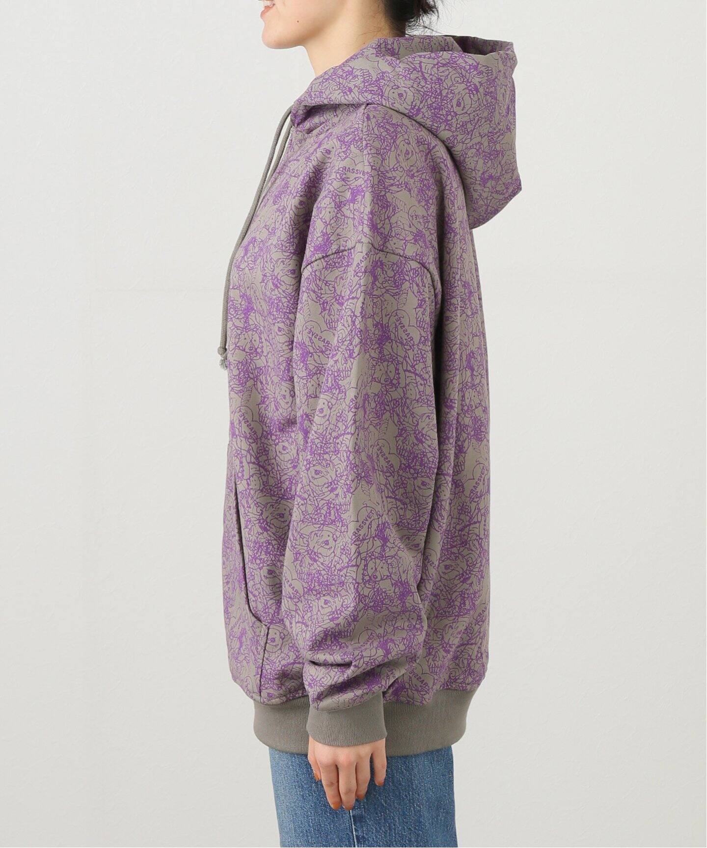 RASSVET/ラスベート】 MEN SKETCH ZIP HOODIE KNIT PACC15T028 