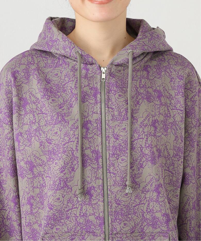 RASSVET/ラスベート】 MEN SKETCH ZIP HOODIE KNIT PACC15T028 