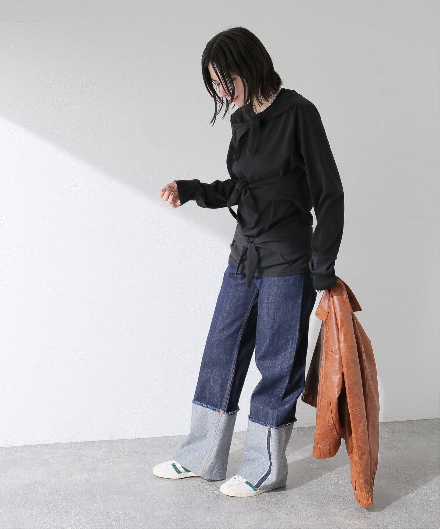 OPEN YY / オープンワイワイ】Knitted TRIPLE KNOT CREW NECK TO 
