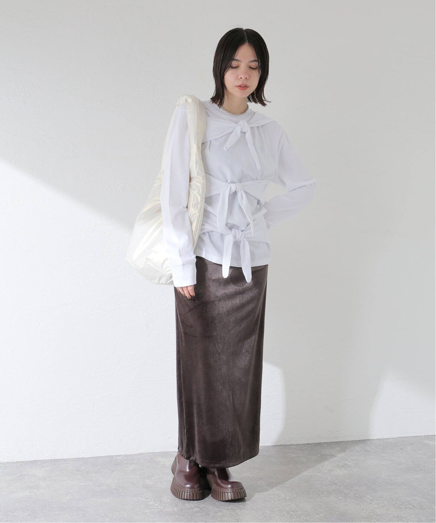 OPEN YY / オープンワイワイ】Knitted TRIPLE KNOT CREW NECK TO 