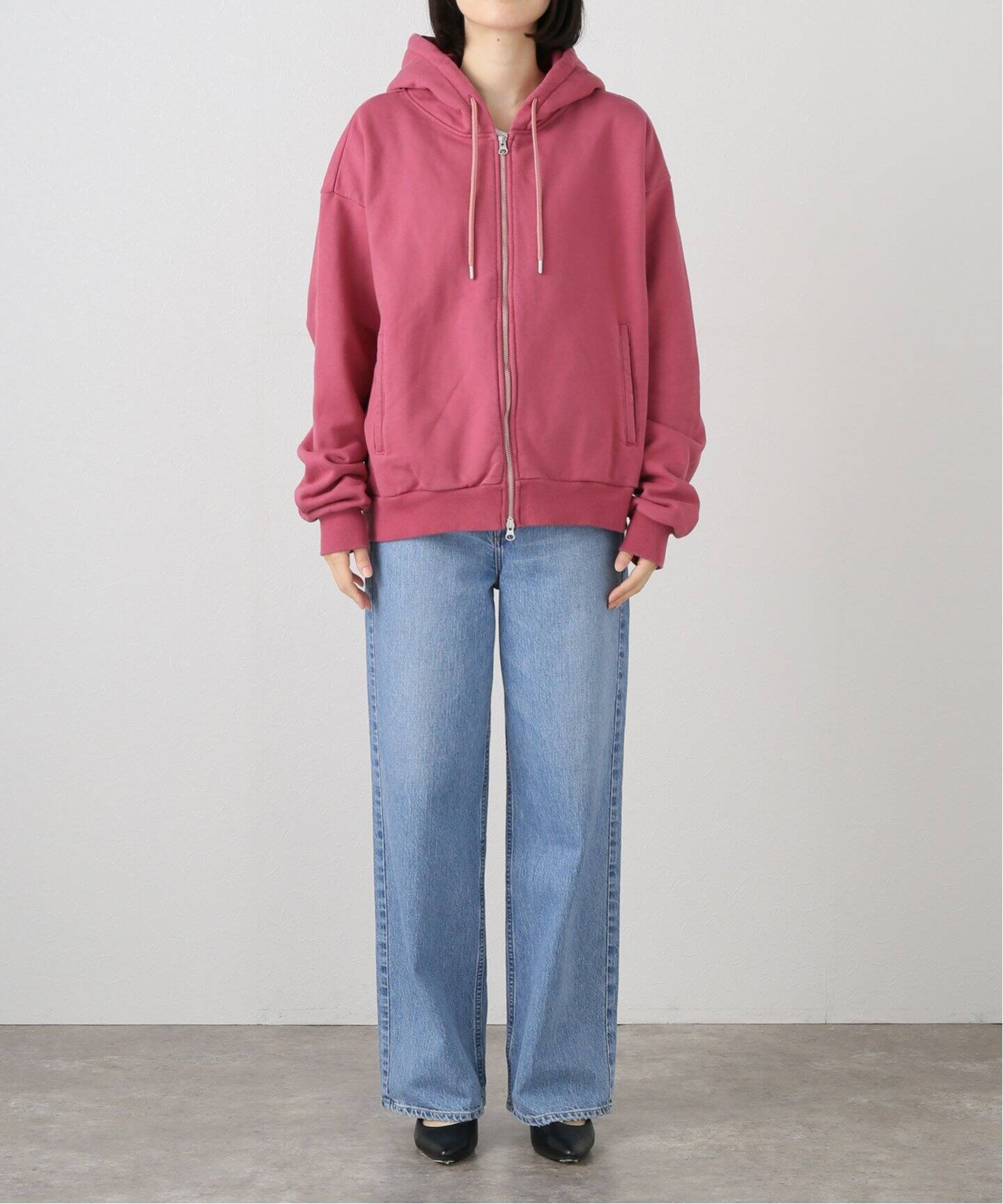 COOME/コーメ】 OVERSIZED FULL ZIP HOODIE COOMEFW24CS03：裏起毛 