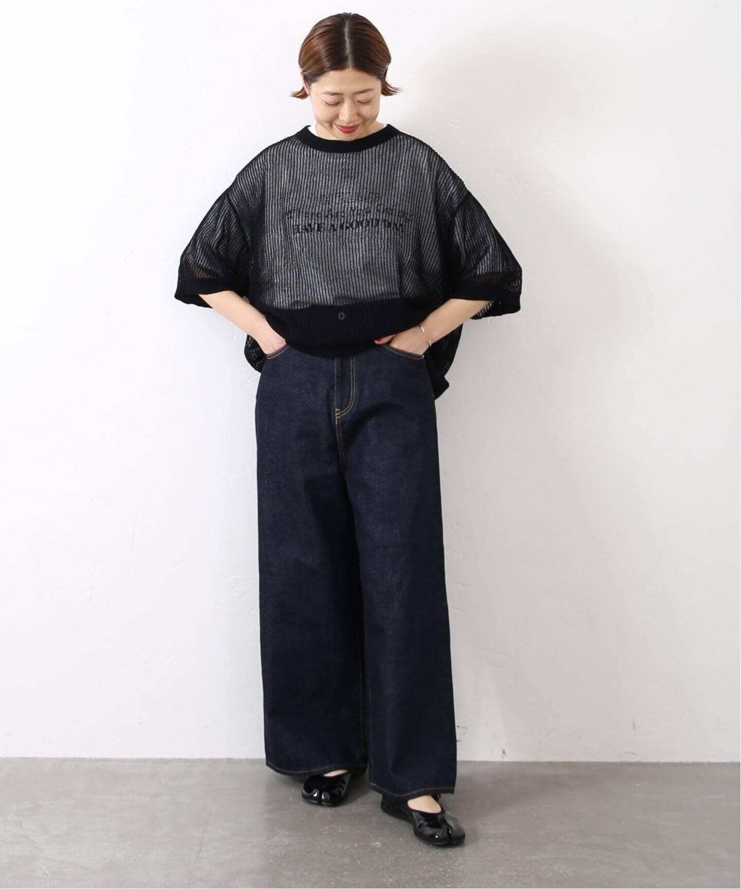 メッシュ クルーネックTシャツ（その他トップス）｜journal standard  