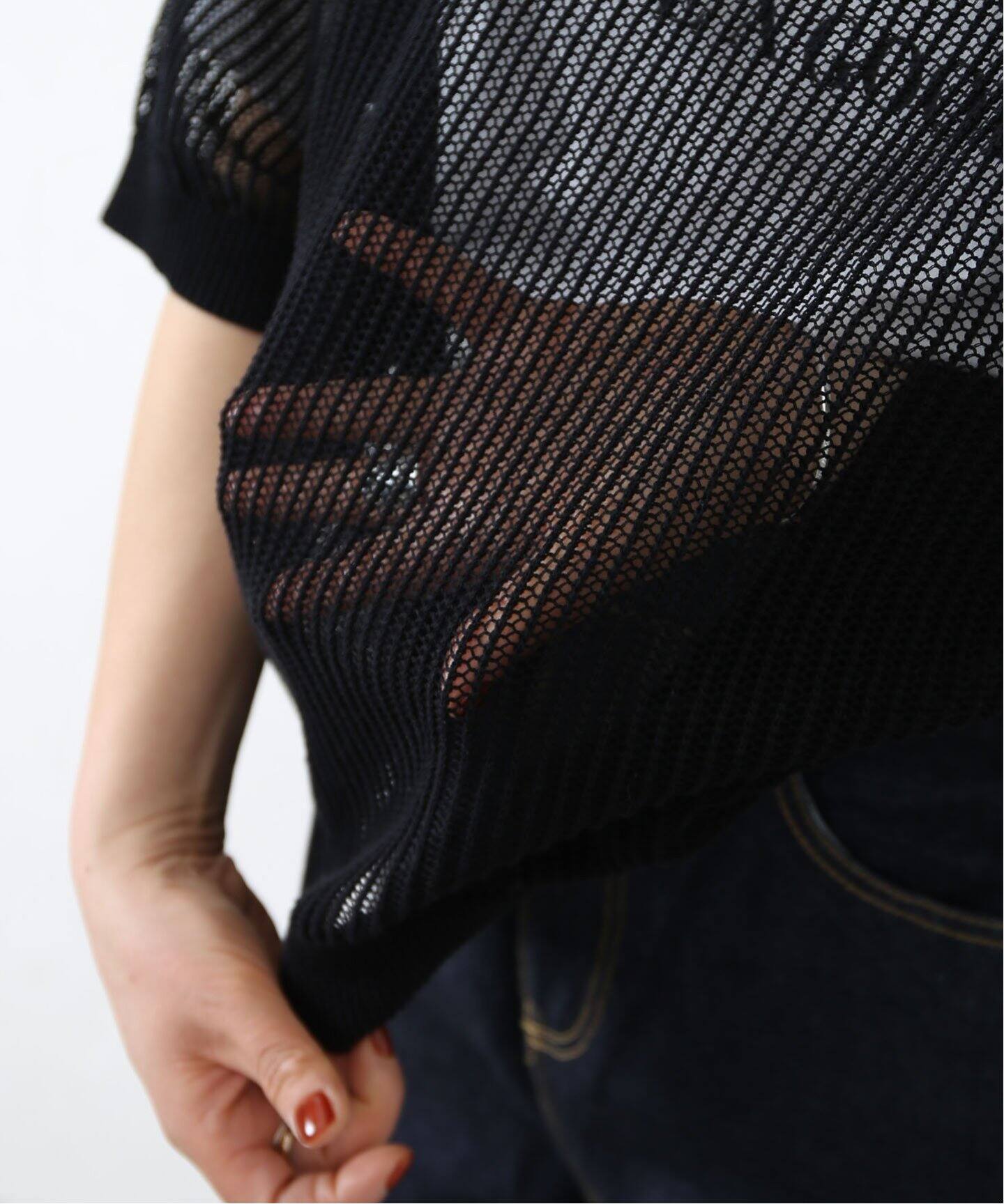 メッシュ クルーネックTシャツ（その他トップス）｜journal standard  