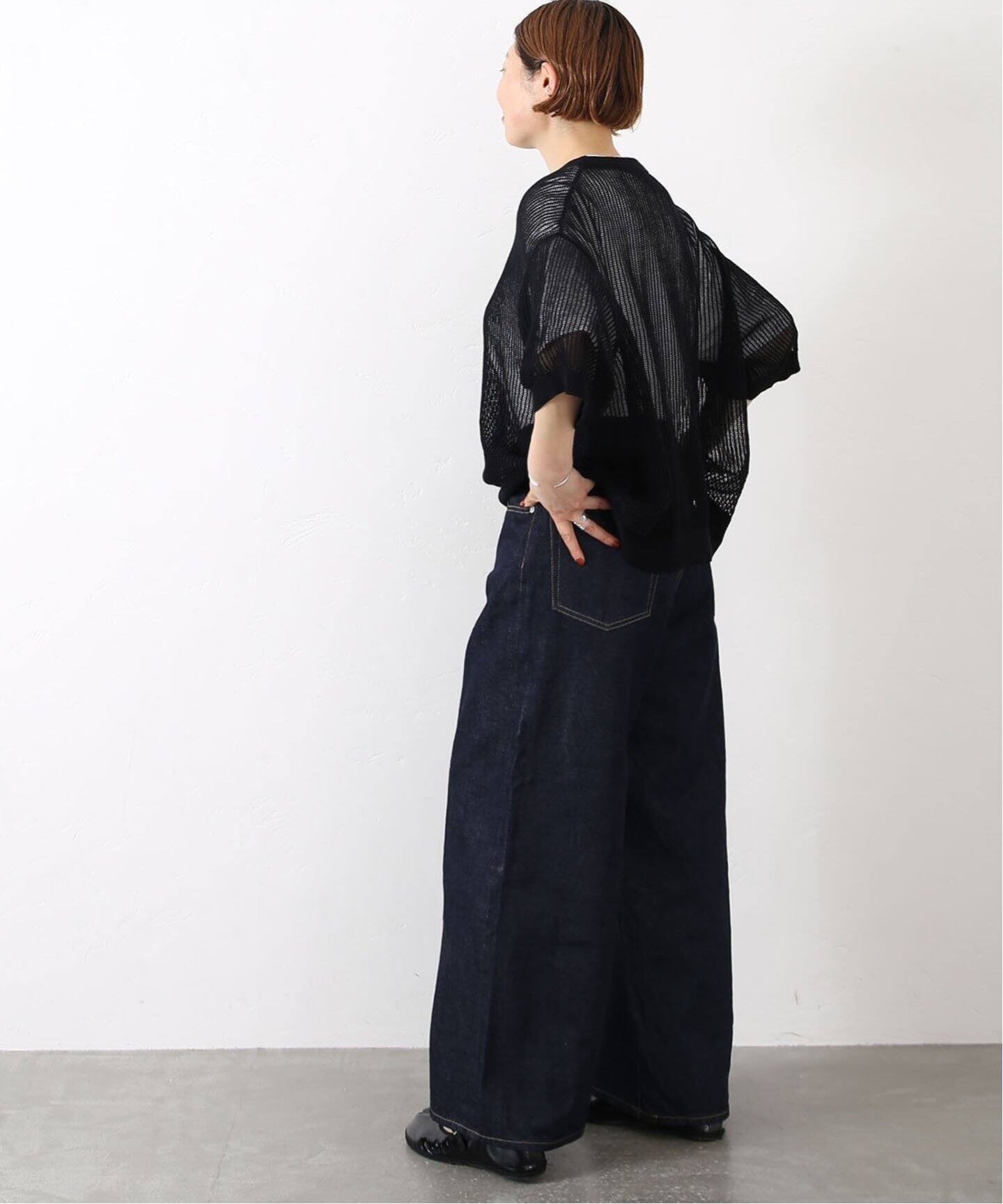 追加》メッシュ クルーネックTシャツ（その他トップス）｜journal 