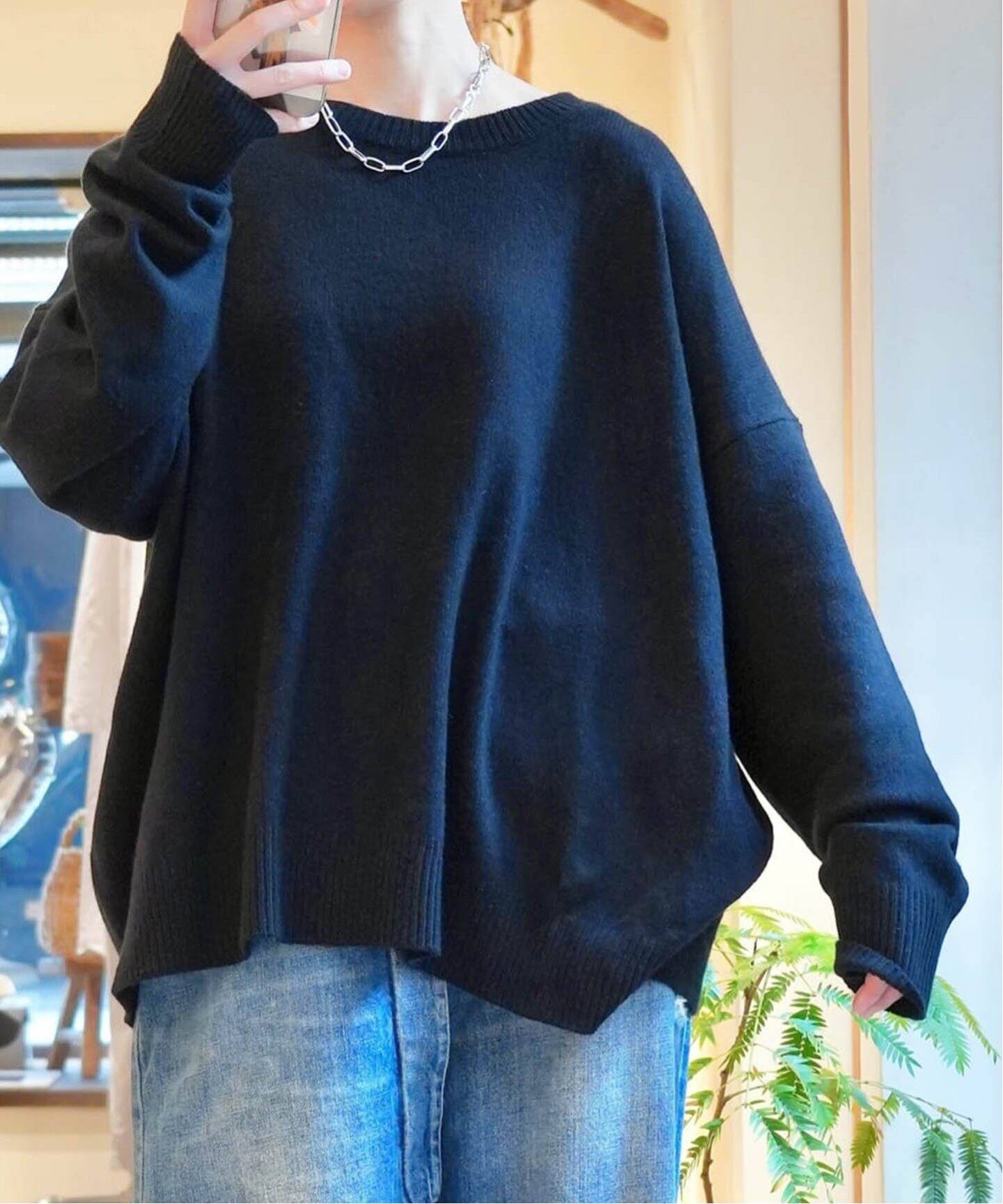 W/C/Nテンジク クルーネックプルオーバー（ニット／セーター  