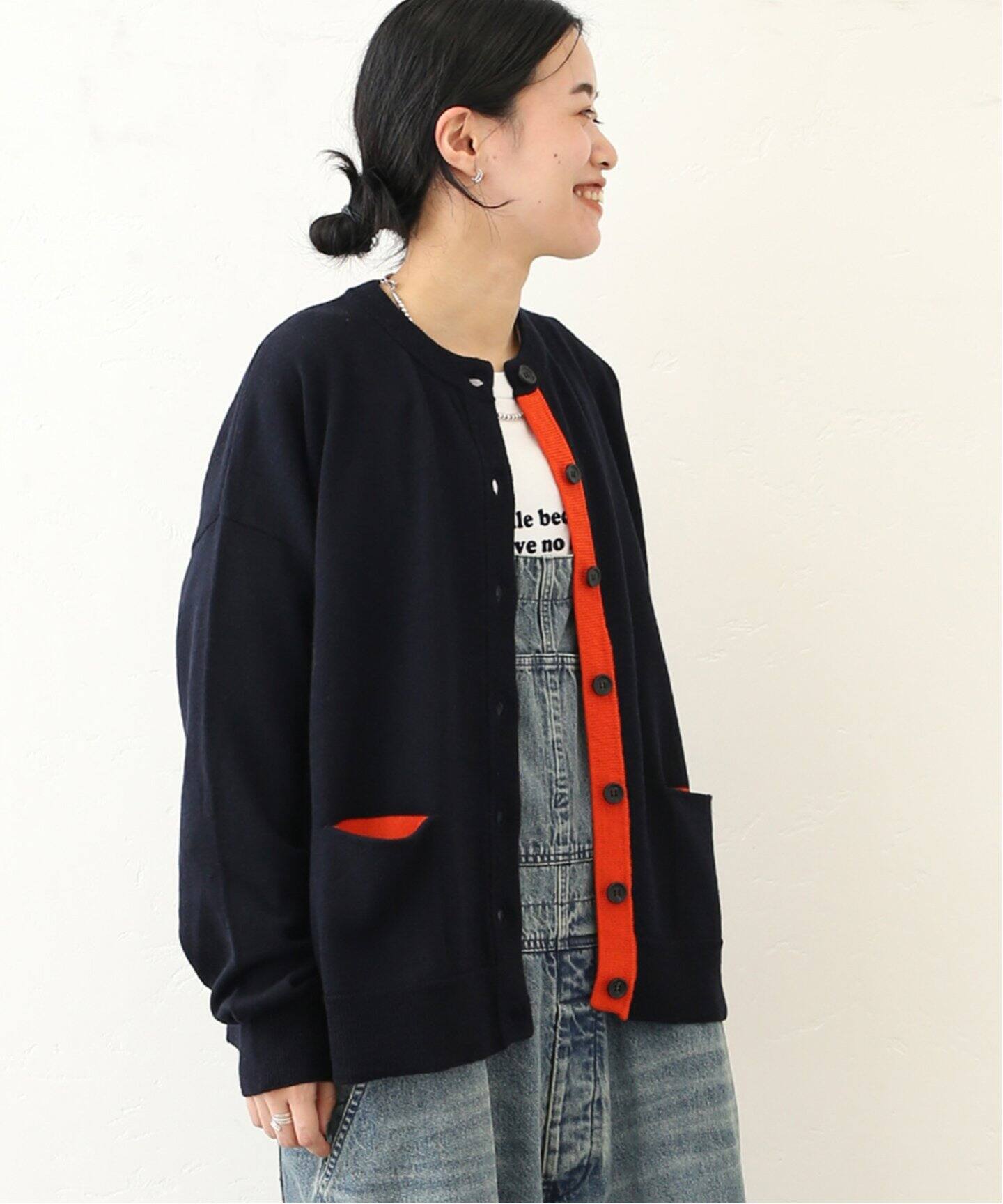 メリノテンジククルーネックカーディガン（カーディガン）｜journal  