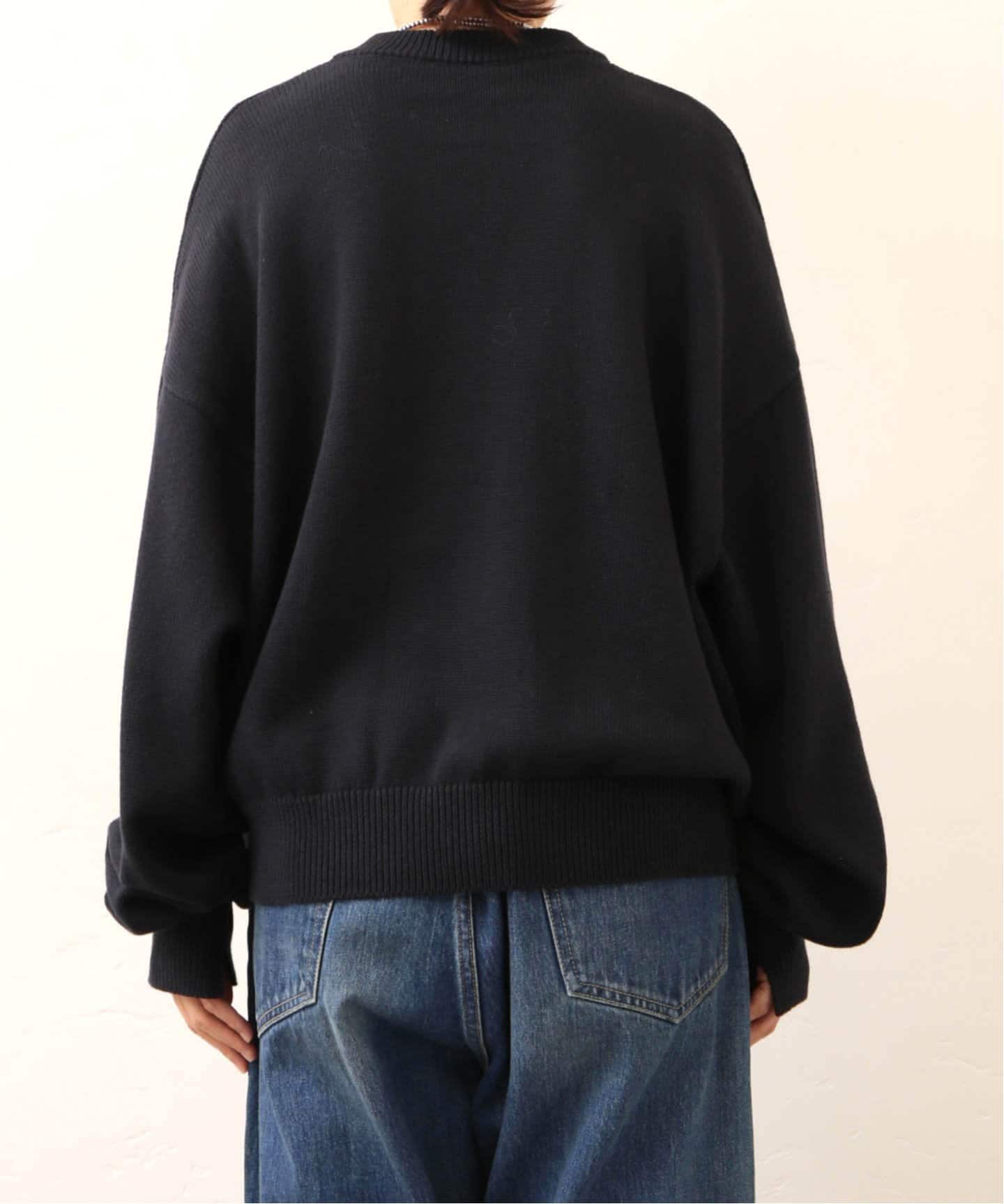 【美品】ジャーナルスタンダードラックス　COTTONアゼクルーネックプルオーバー JOURNAL STANDARD LUXE（ジャーナルスタンダード ラックス）の