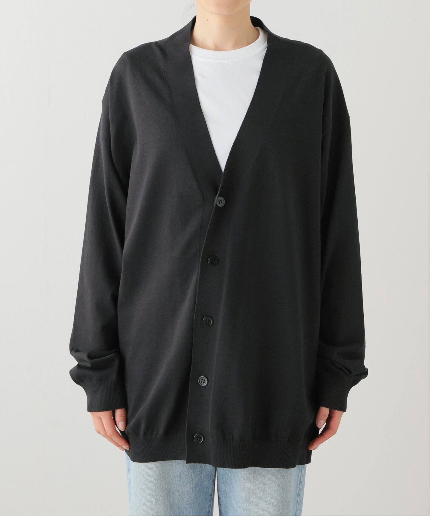 ATON/エイトン】 FRESCA KNIT OVERSIZED CARDIGAN（カーディガン  