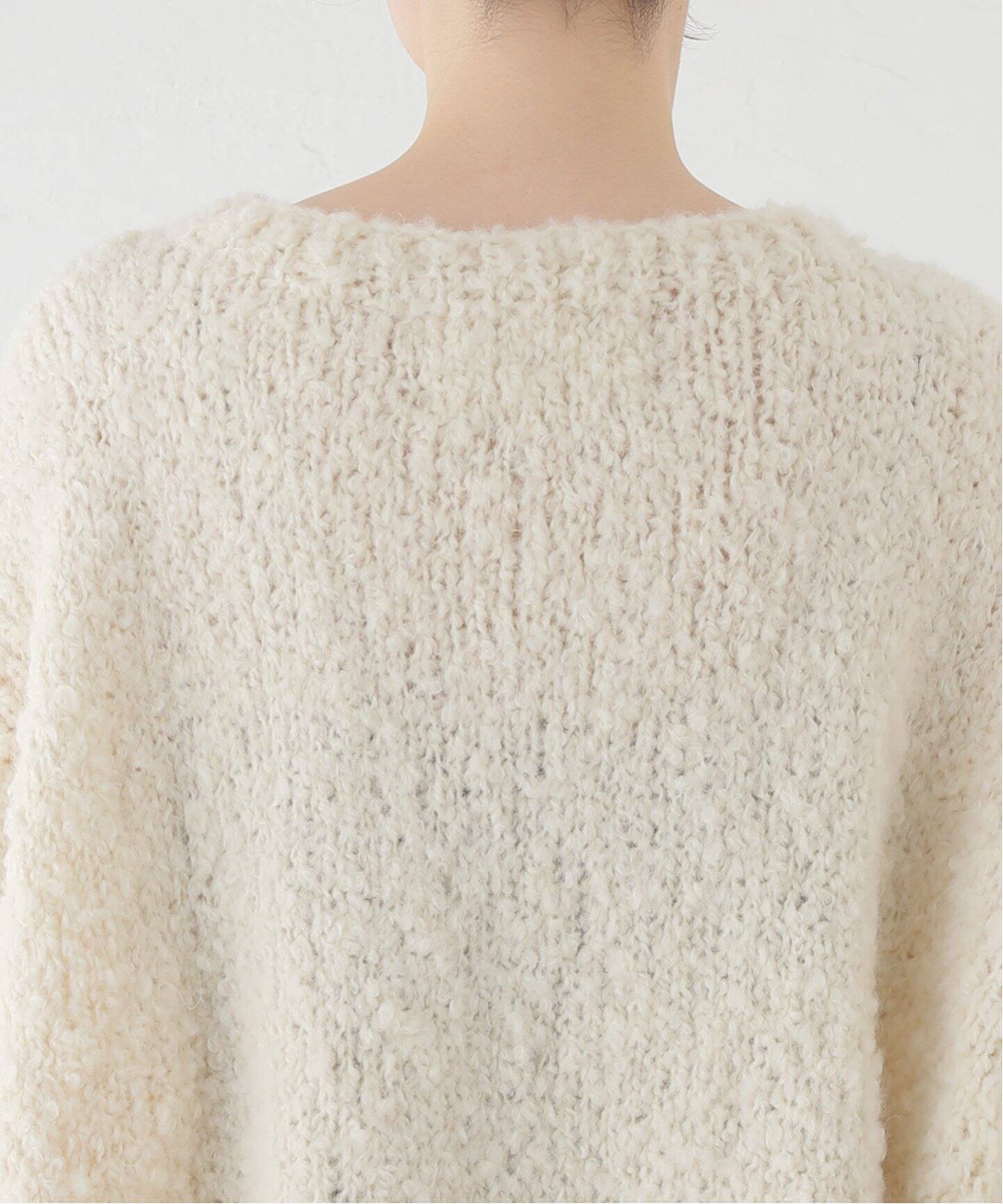 MAYDI /マイディ】HAND KNITTED BOUCLE PULL（ニット／セーター 