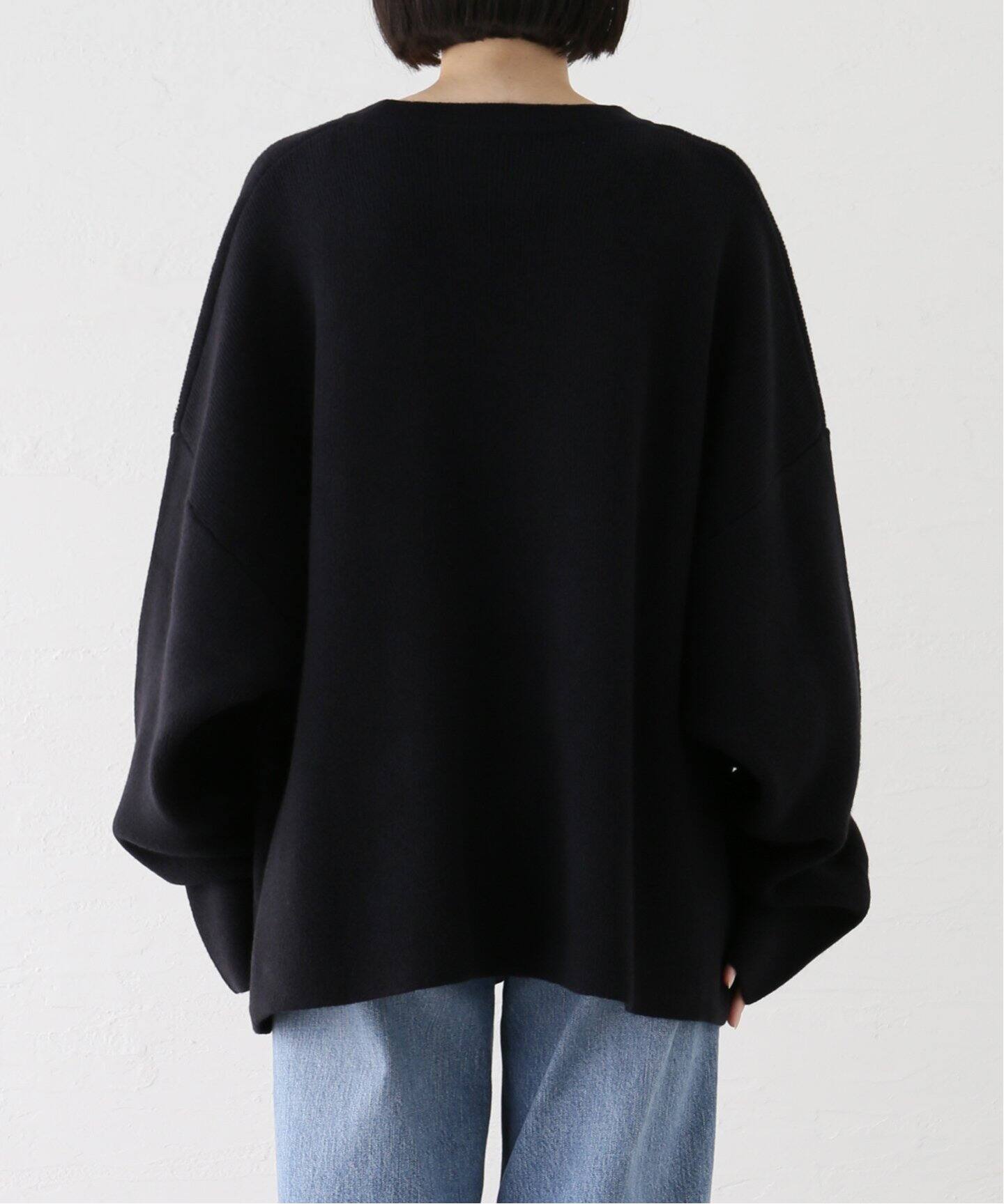SEEALL / シーオール】OVERSIZED CREWNECK SWEATER（ニット／セーター  