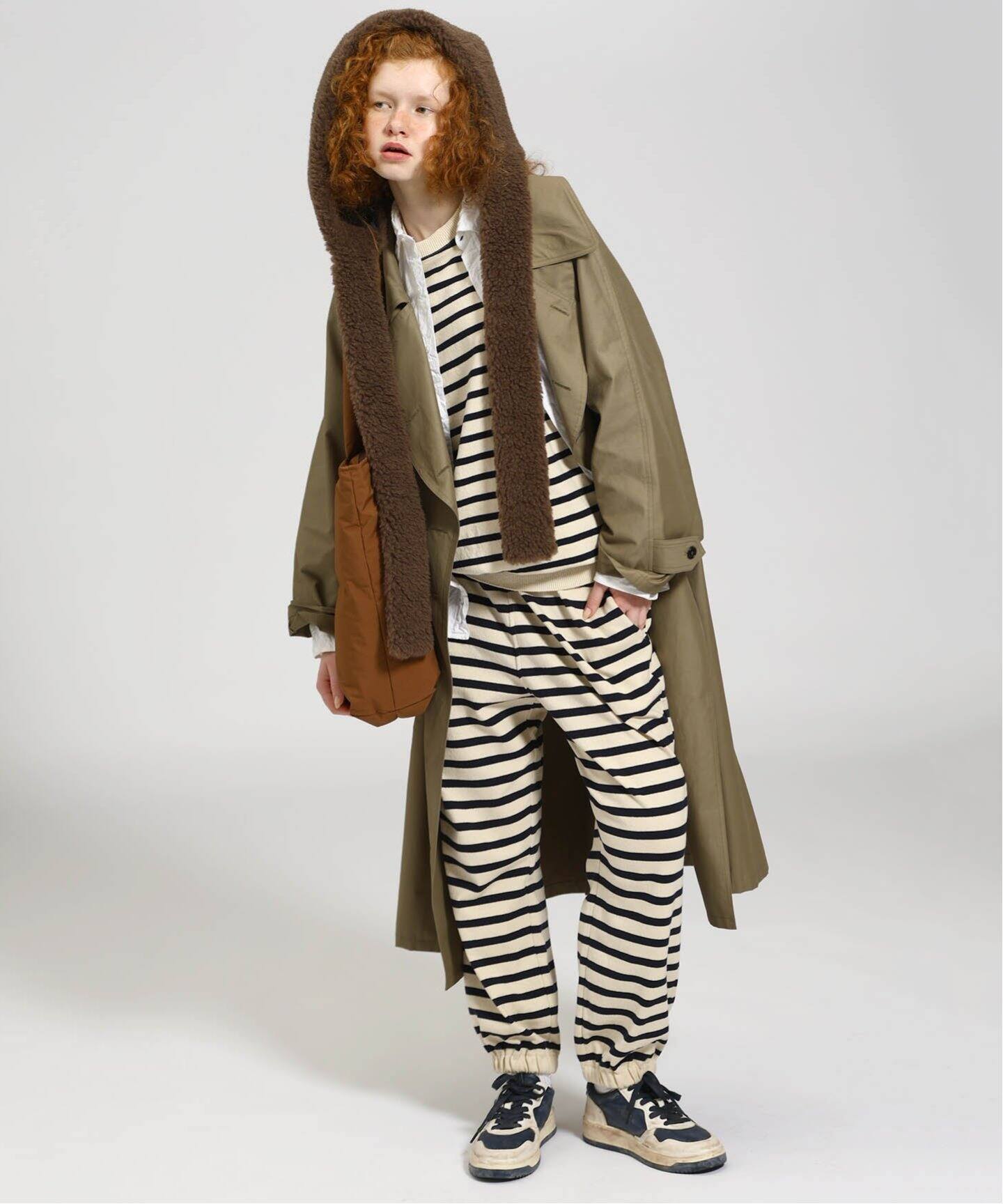 yonetomi new basic】WAVE COTTON KNIT PANTS（その他パンツ 