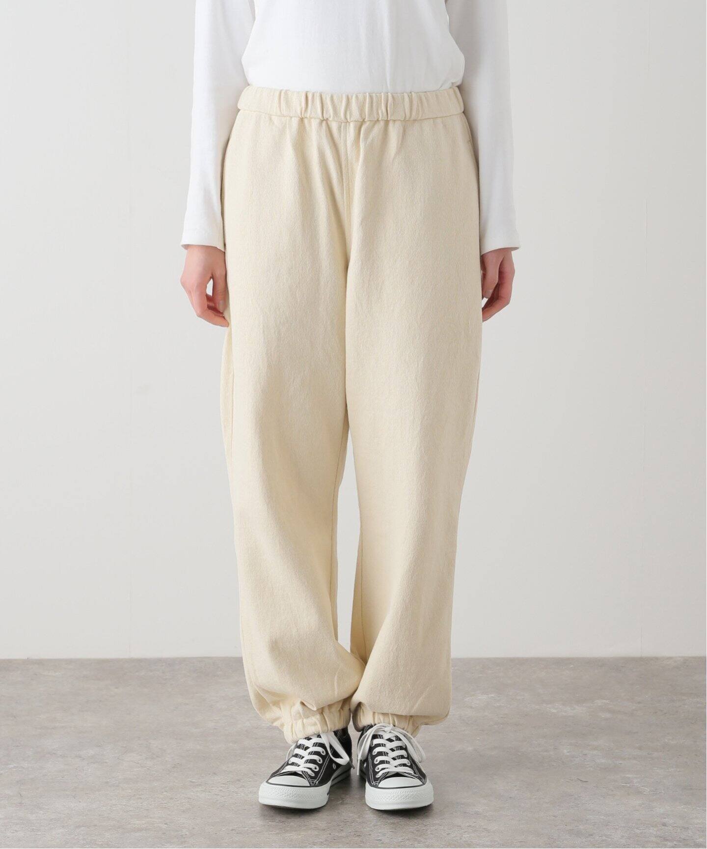yonetomi new basic】WAVE COTTON KNIT PANTS（その他パンツ 