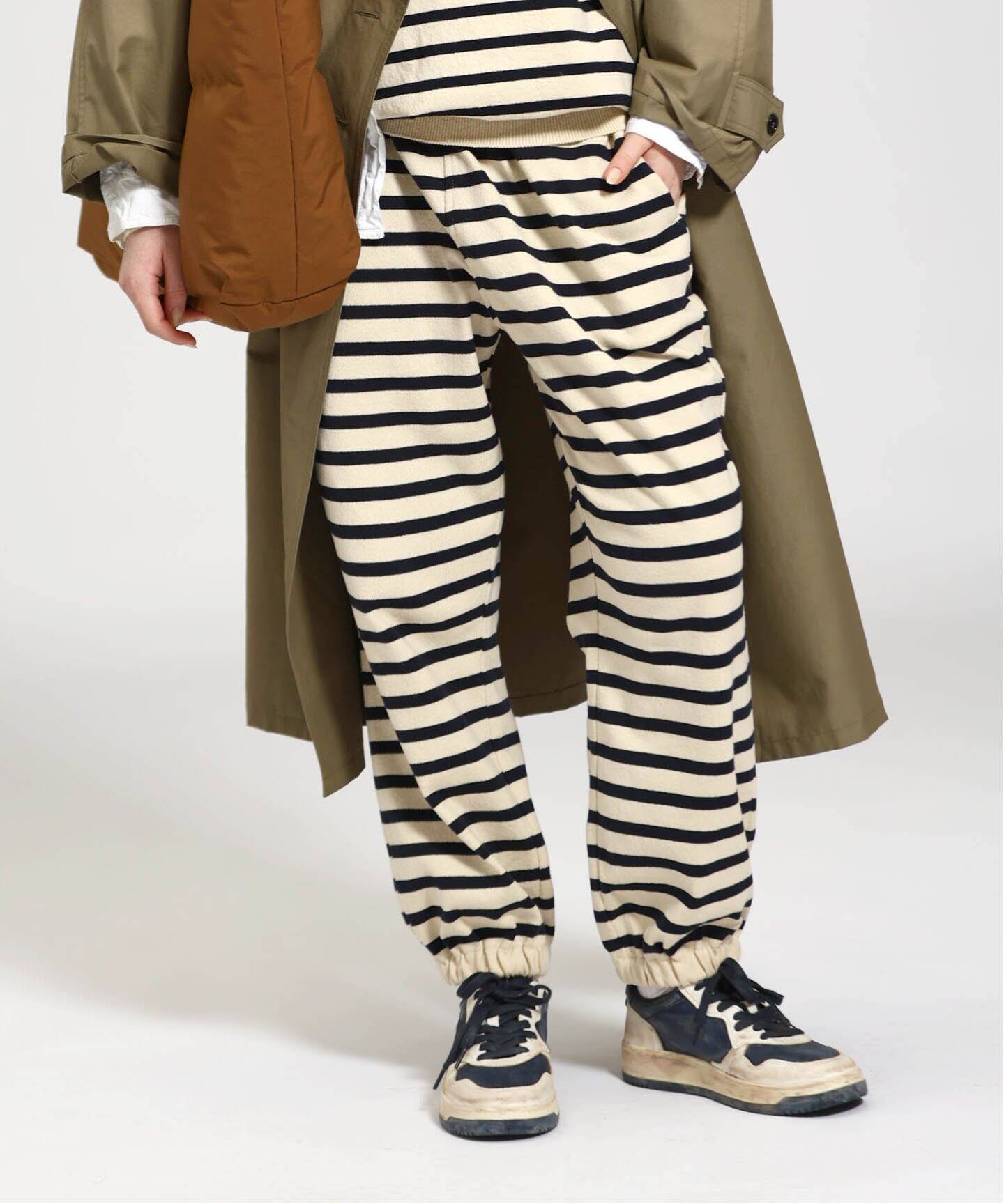 yonetomi new basic】WAVE COTTON KNIT PANTS（その他パンツ 