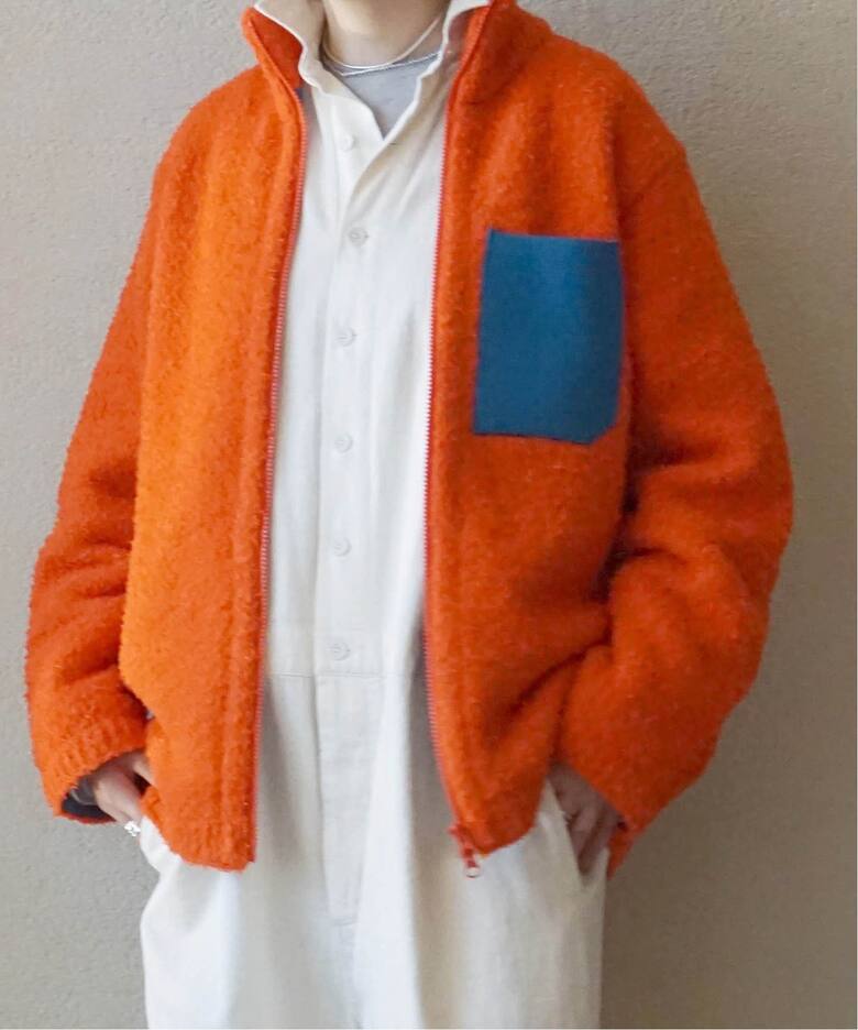 yonetomi new basic】KNIT FLEECE B/L（その他ブルゾン／アウター 