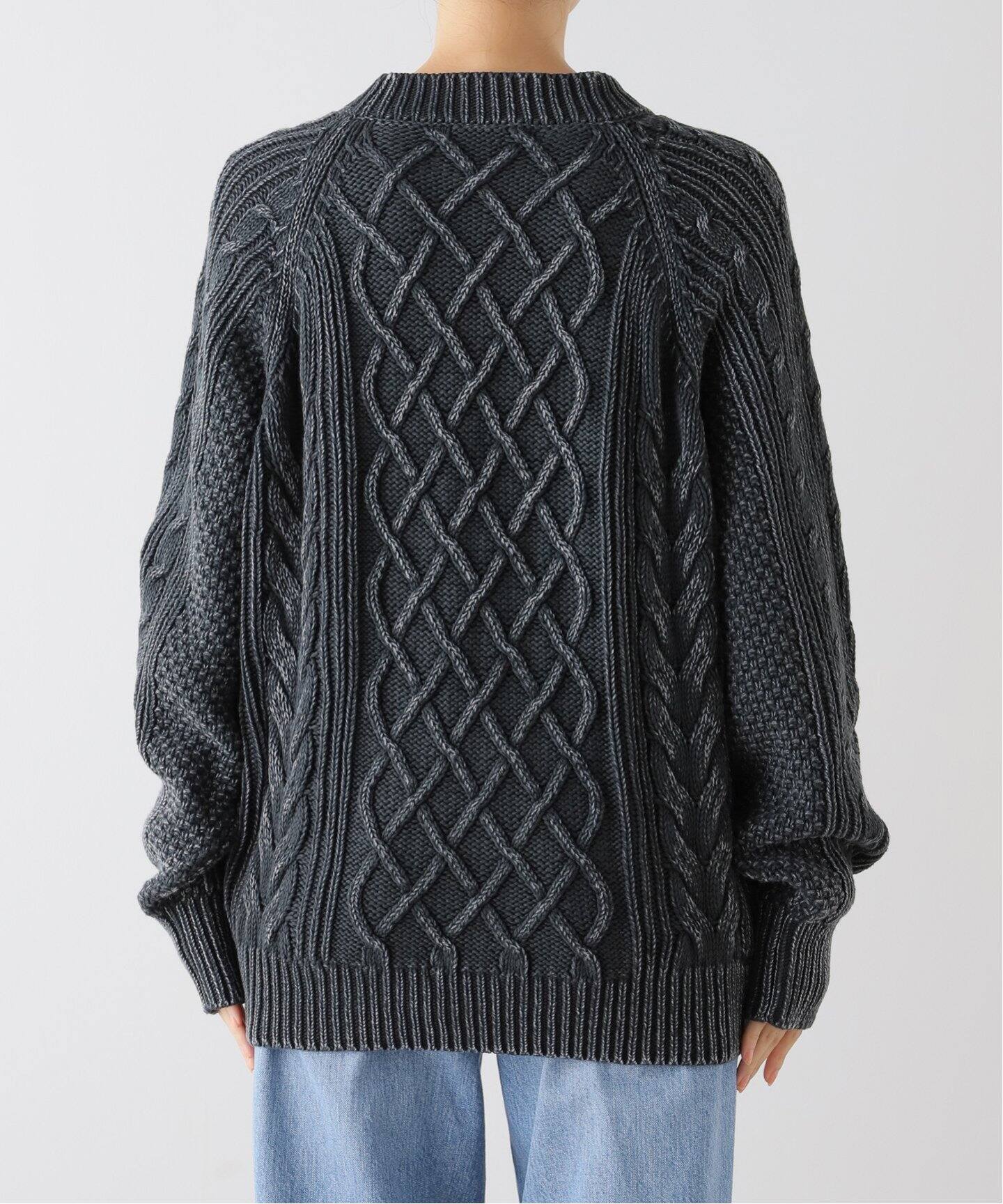 6397/シックススリーナインセブン】 RAGLAN CABLE（ニット／セーター 