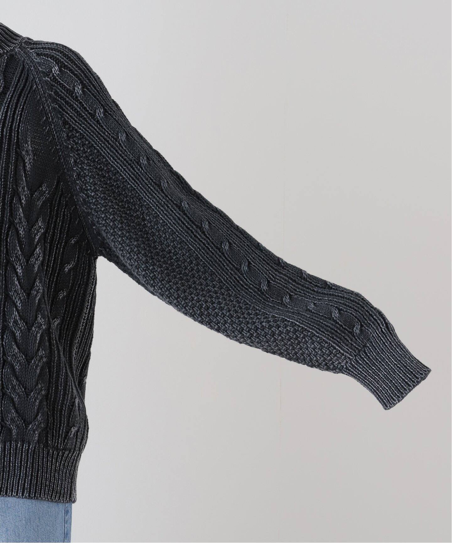 6397/シックススリーナインセブン】 RAGLAN CABLE（ニット／セーター 