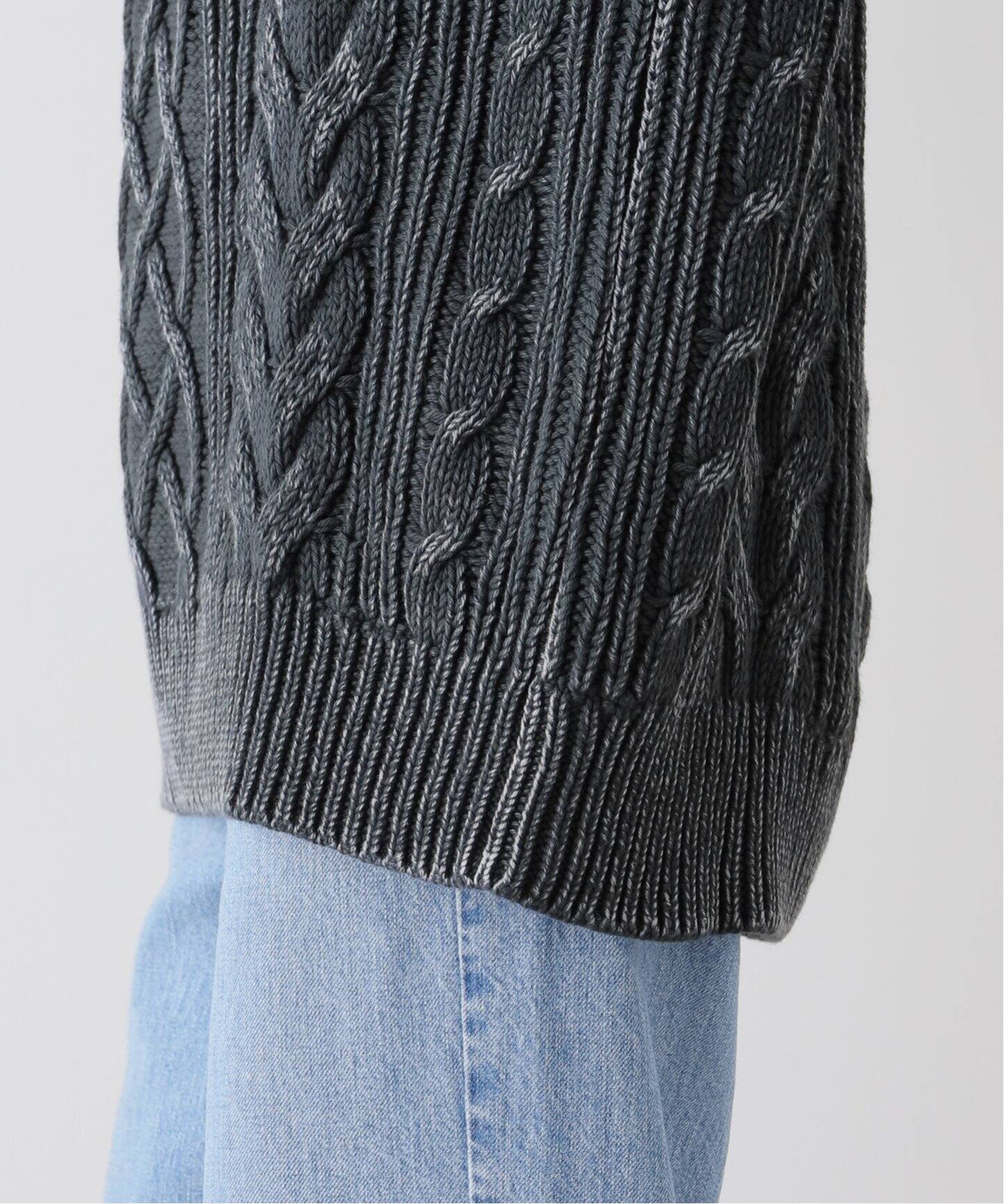 6397/シックススリーナインセブン】 RAGLAN CABLE（ニット／セーター 