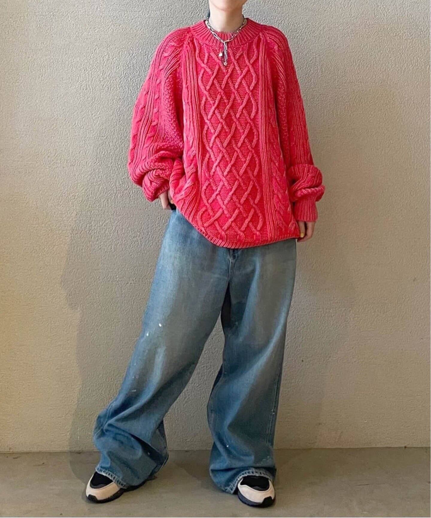 6397/シックススリーナインセブン】 RAGLAN CABLE（ニット／セーター 