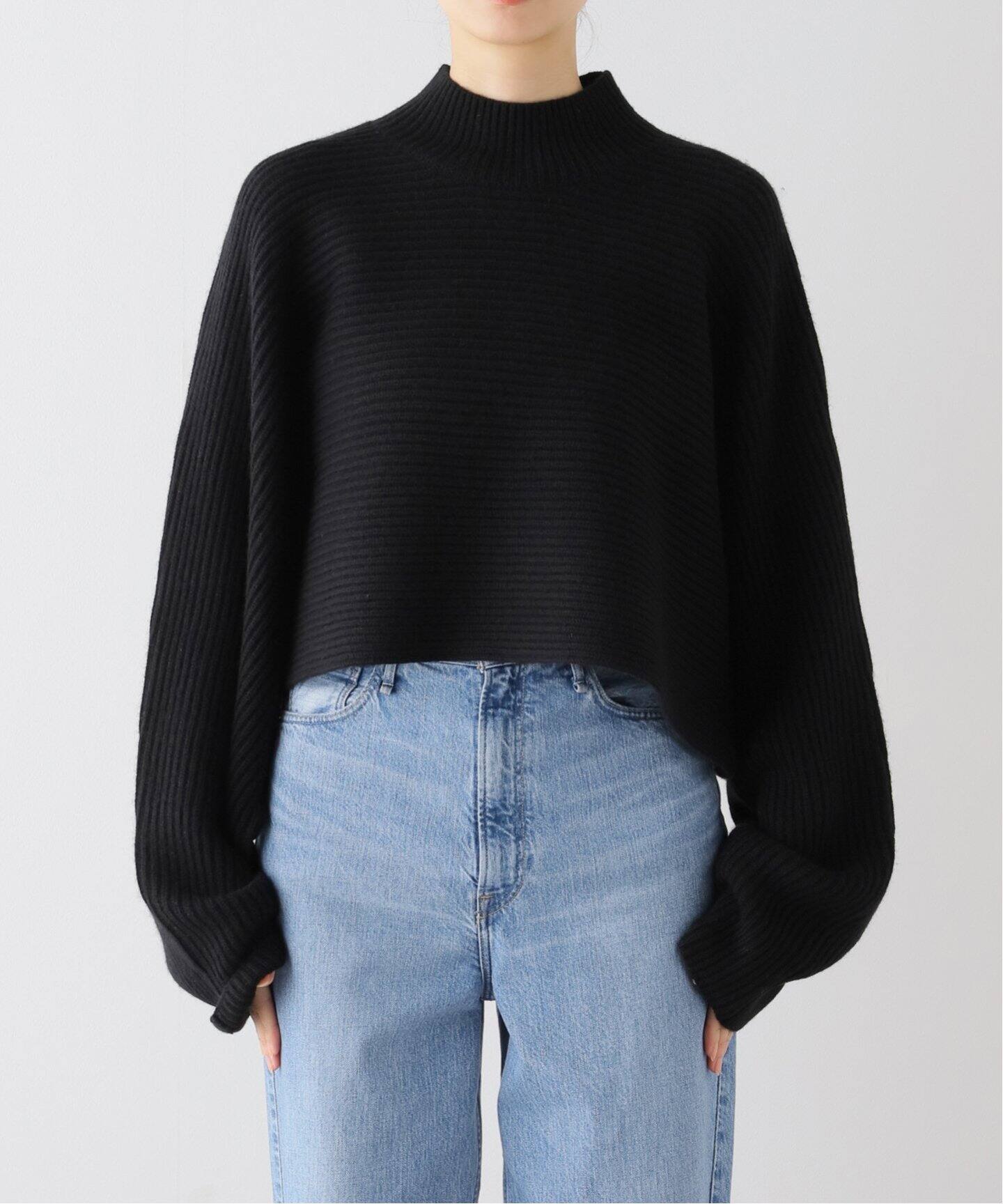 6397/シックススリーナインセブン】WIDE RIB CROP（ニット／セーター 