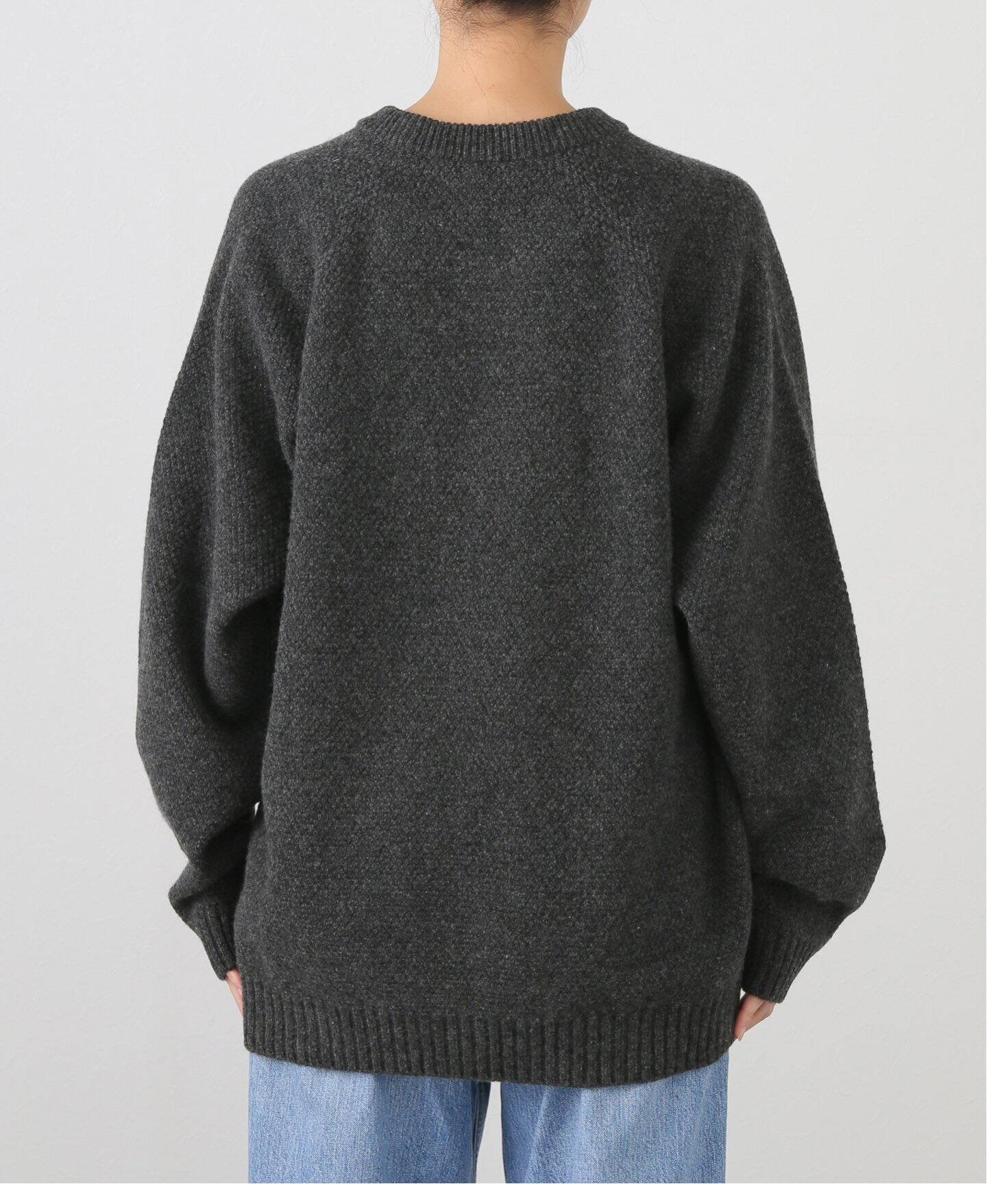 ATON/エイトン】LAMBS WOOL CREWNECK SWEATER（ニット／セーター  