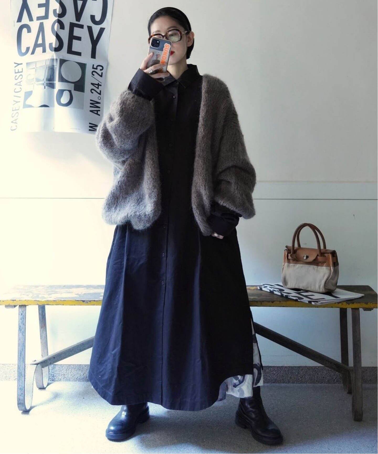 CASEY CASEY / ケイシー・ケイシー】 SHORT CARDIGAN（カーディガン 