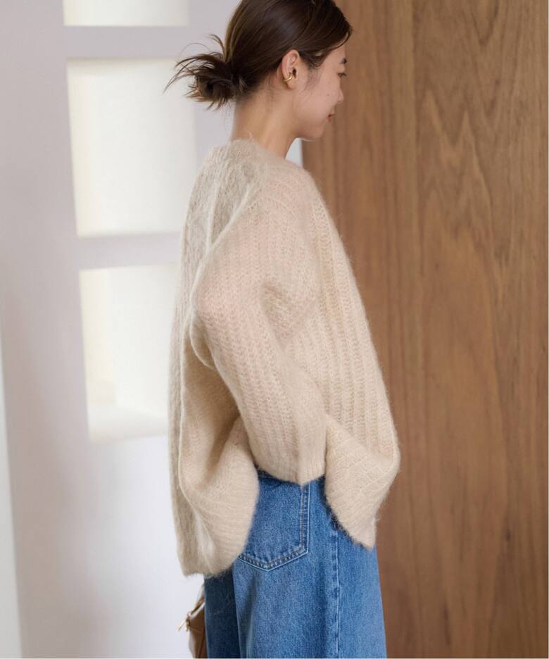 モヘヤミックスVカーディガン（カーディガン）｜JOURNAL STANDARD 