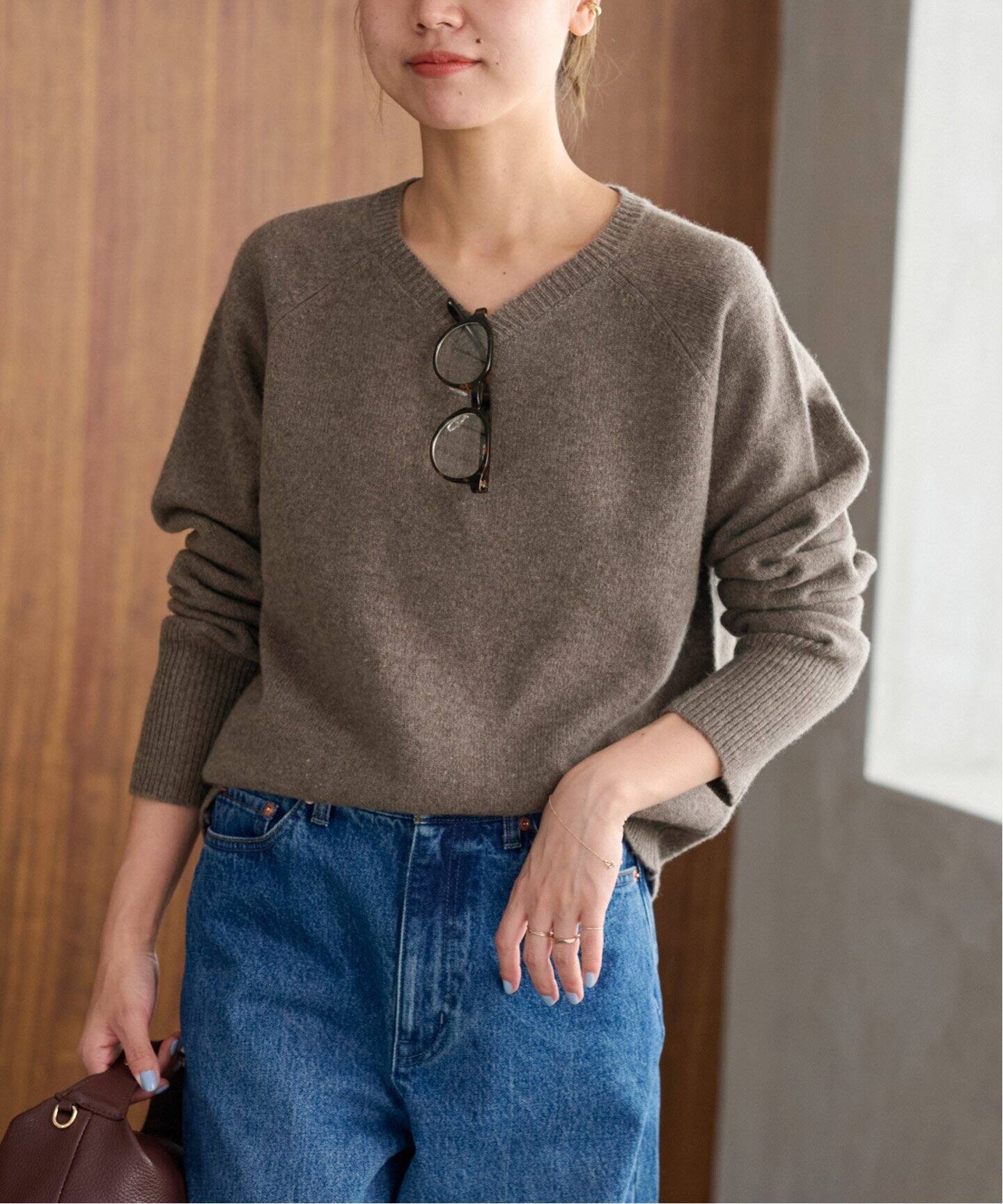 ウールカシミヤVネックプルオーバー（ニット／セーター）｜JOURNAL  